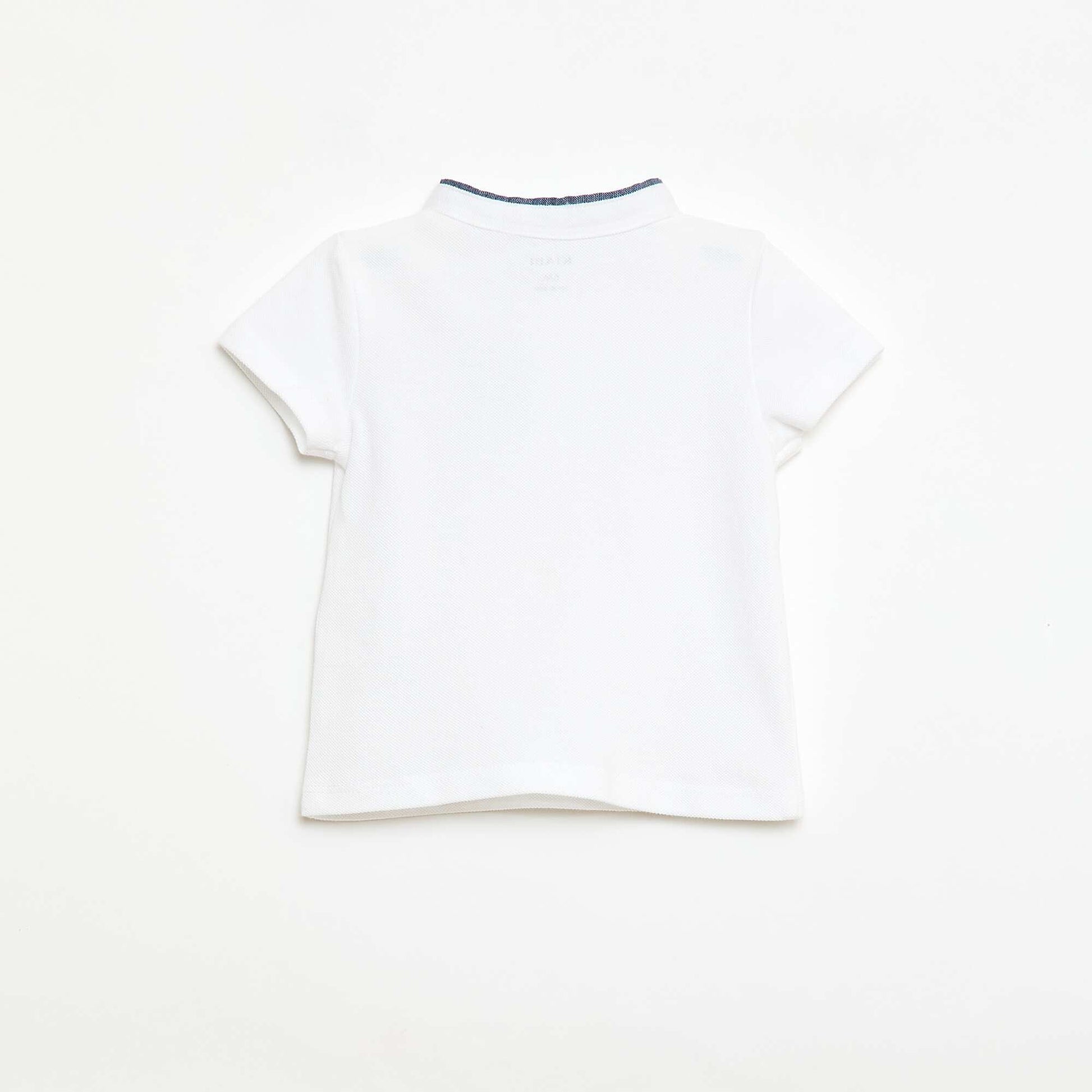 Short-Sleeve Polo Shirt WHITE