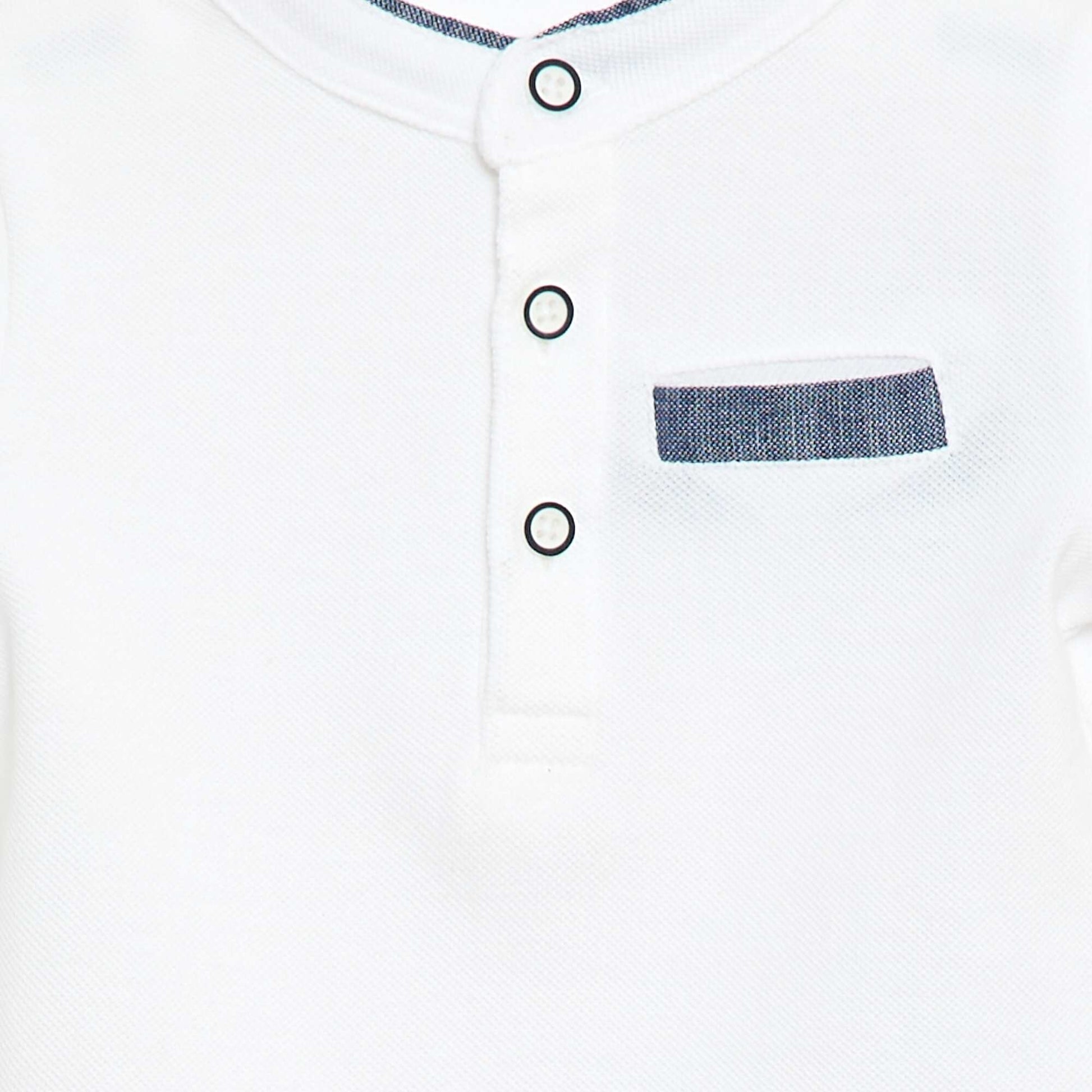 Short-Sleeve Polo Shirt WHITE