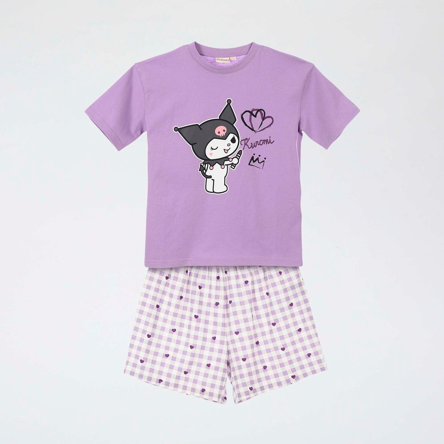 Kuromi Cotton Pajama Set PURPLE