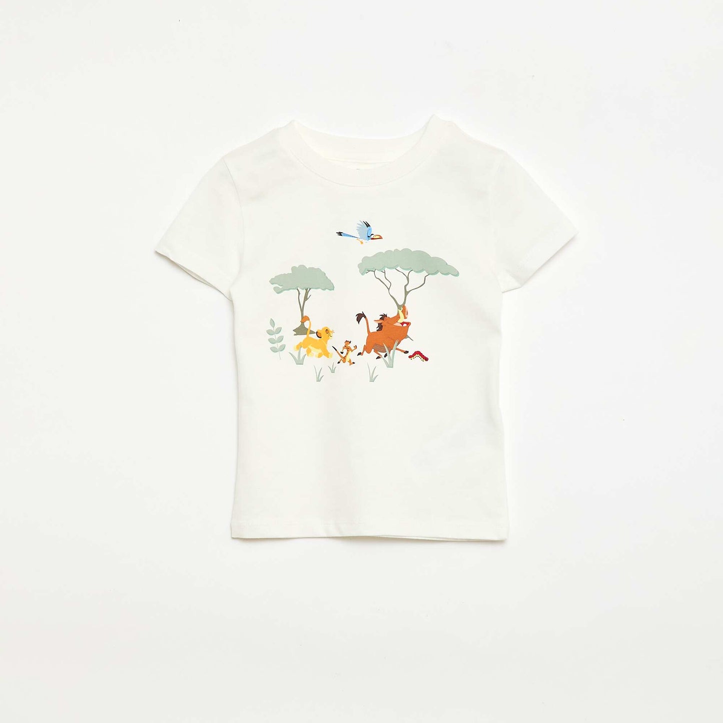 Disney\'s The Lion King 2-Piece T-Shirt and Shorts Set WHITE