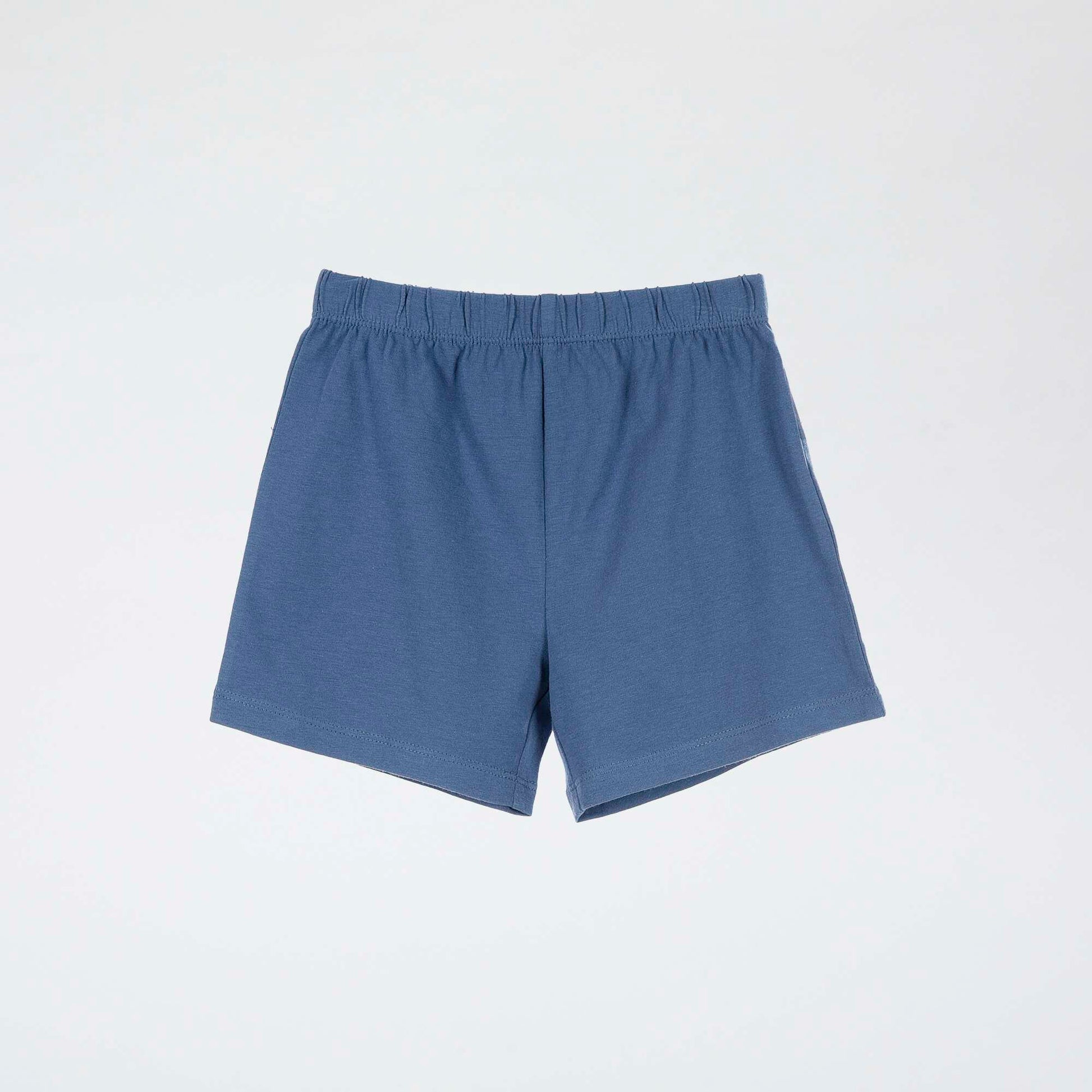 Patrol' all-over cotton pajama set GREY