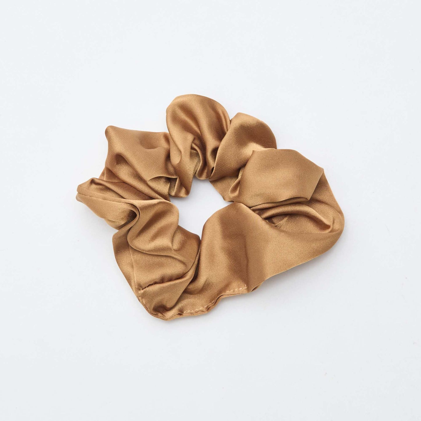 2-Pack Satin Scrunchies BEIGE