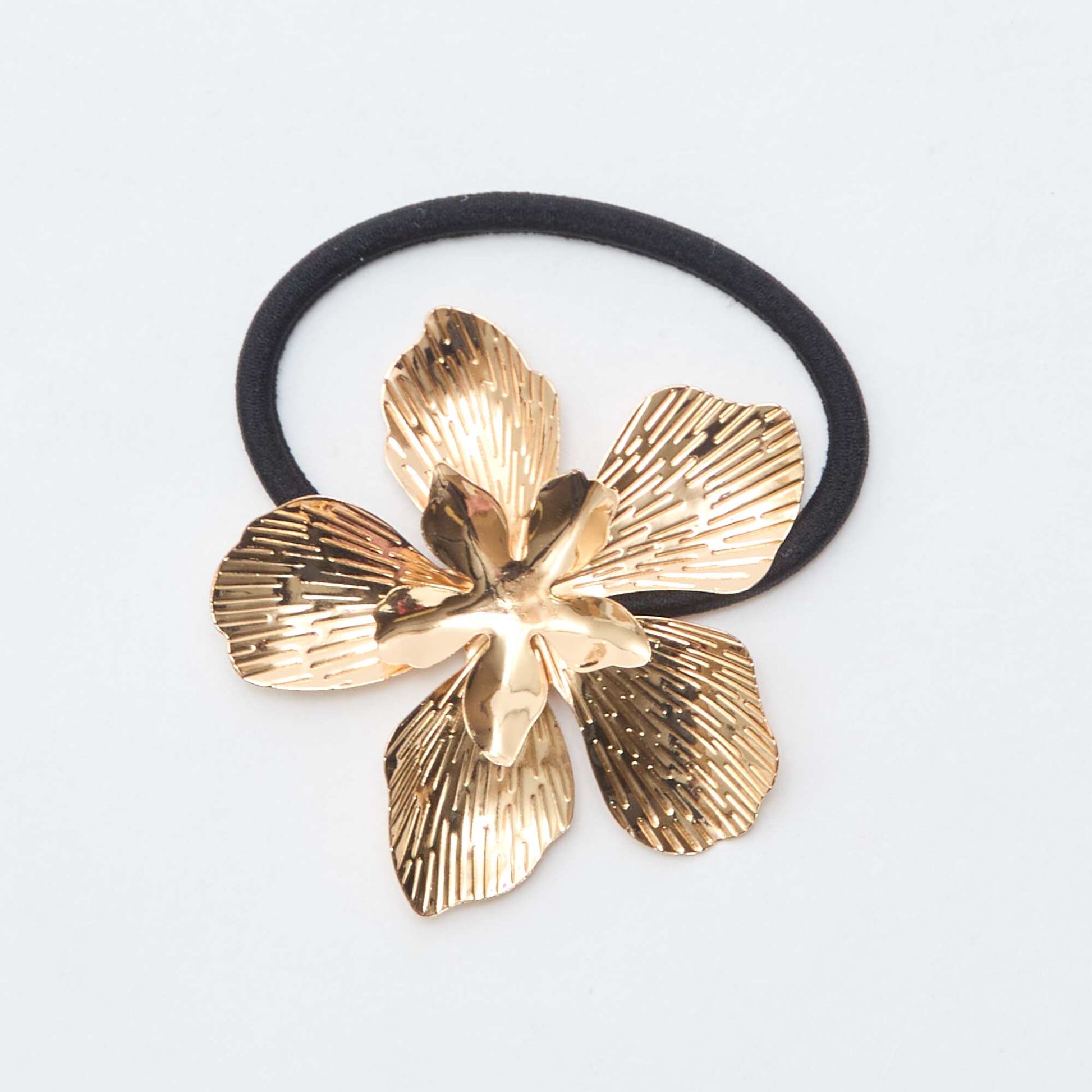 Gold Flower Crocodile Hair Clips YELLOW