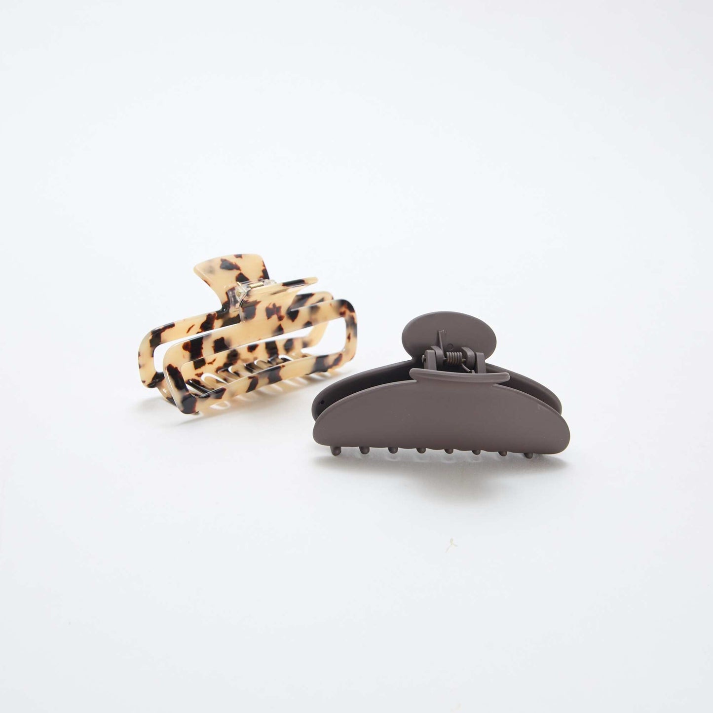 2-Pack Crab Claw Hair Clips BLACK
