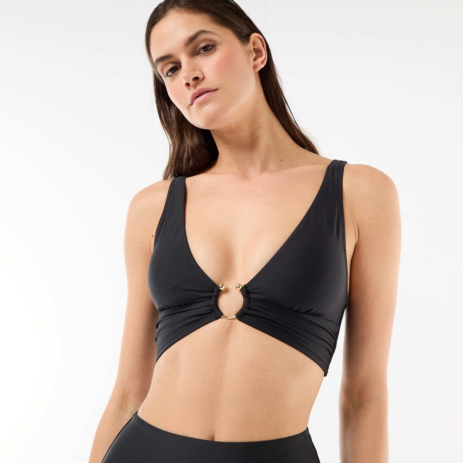 Shapewear Swimsuit Top BLACK