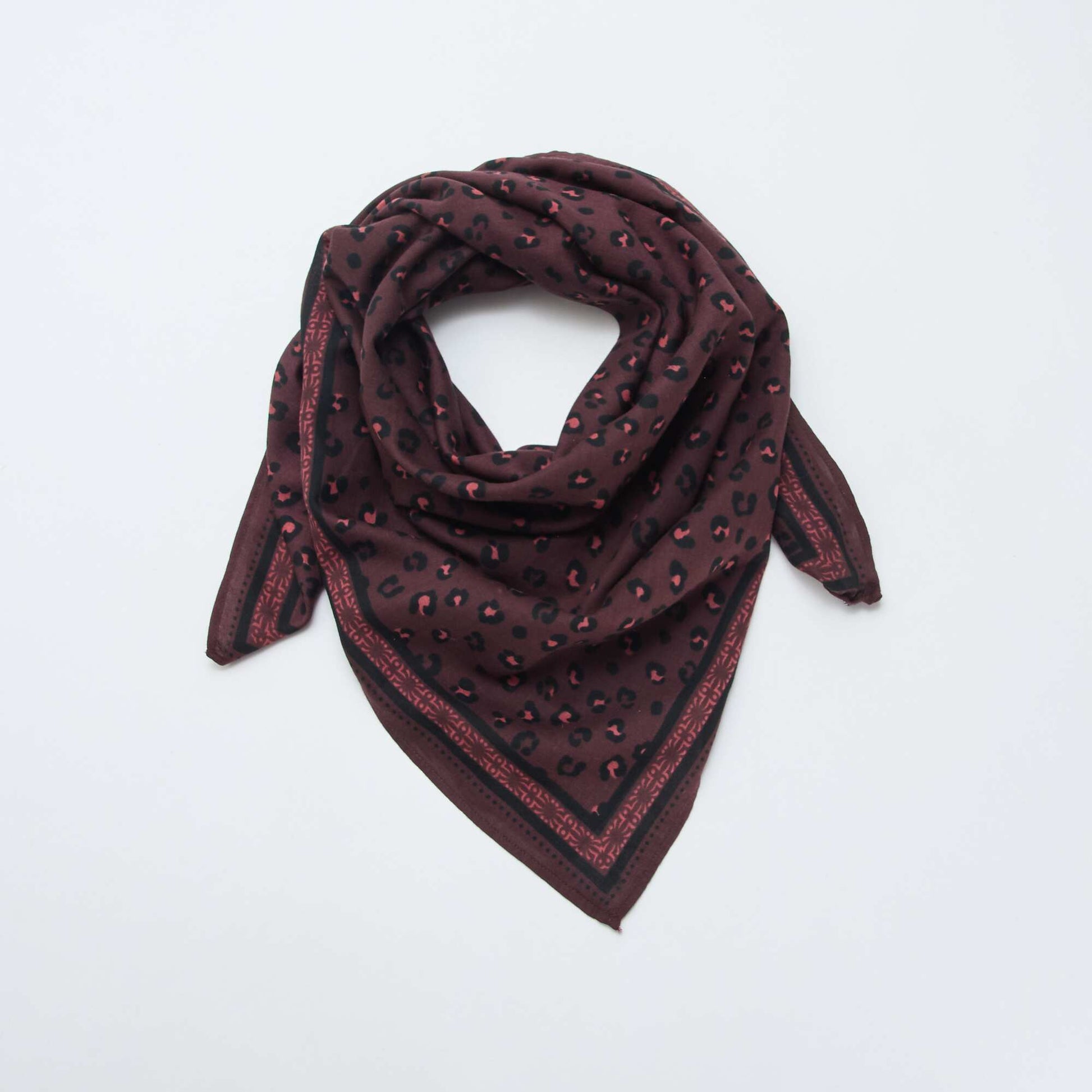 India Print Scarf PURPLE