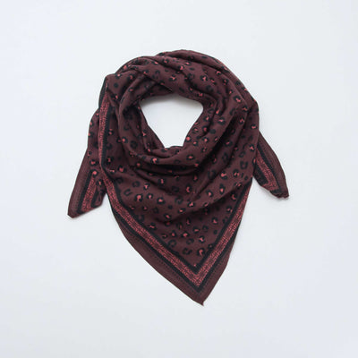 India Print Scarf PURPLE