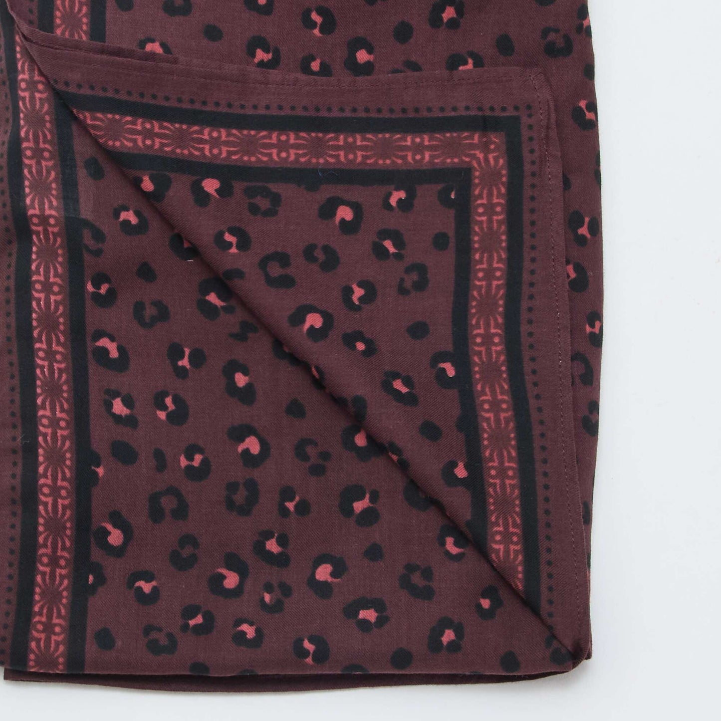 India Print Scarf PURPLE