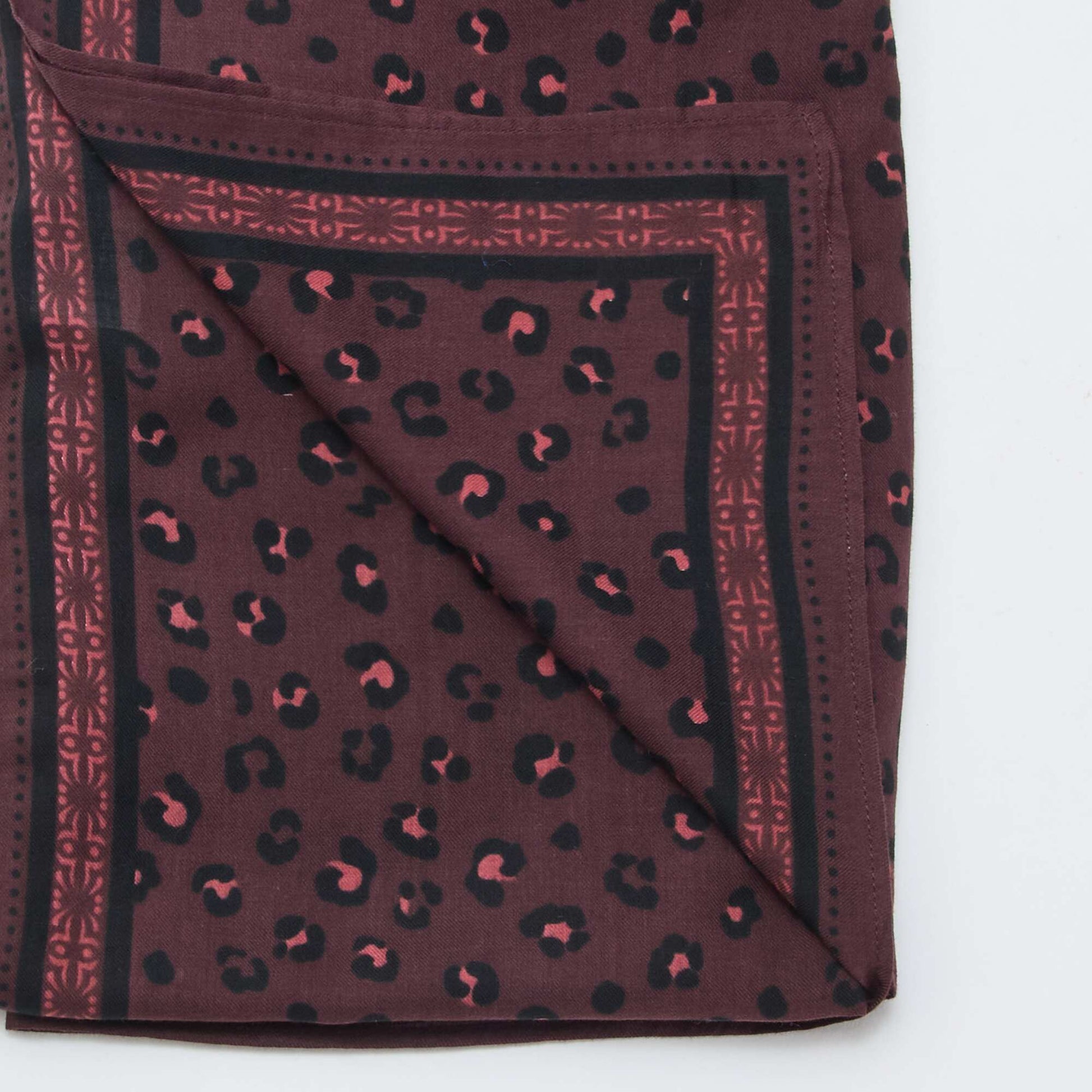 India Print Scarf PURPLE