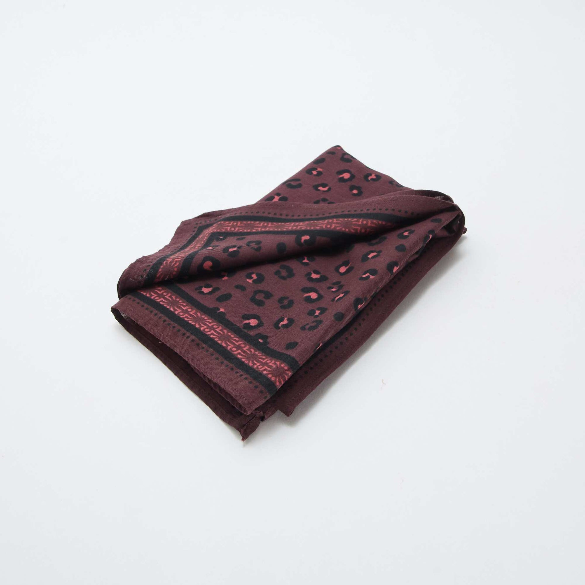 India Print Scarf PURPLE