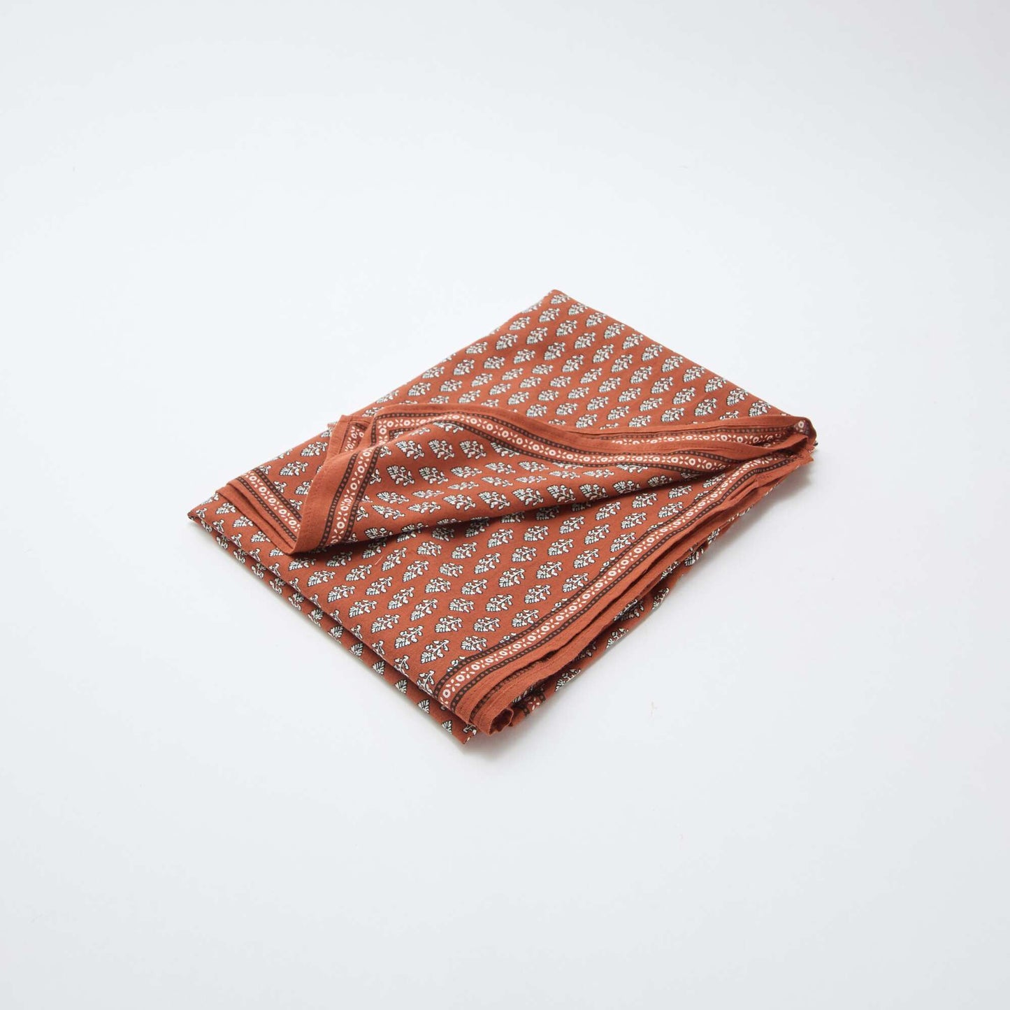 India Print Scarf BROWN