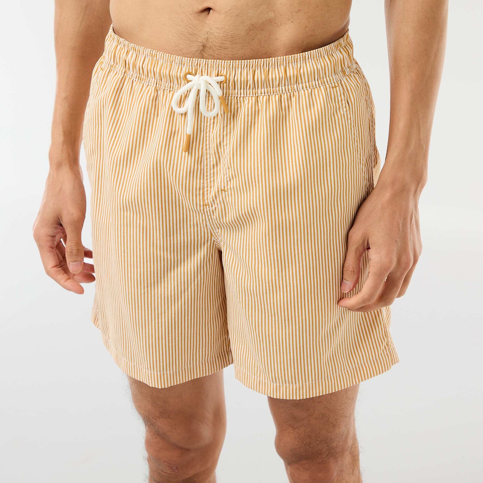 Striped Swim Shorts YELLOW