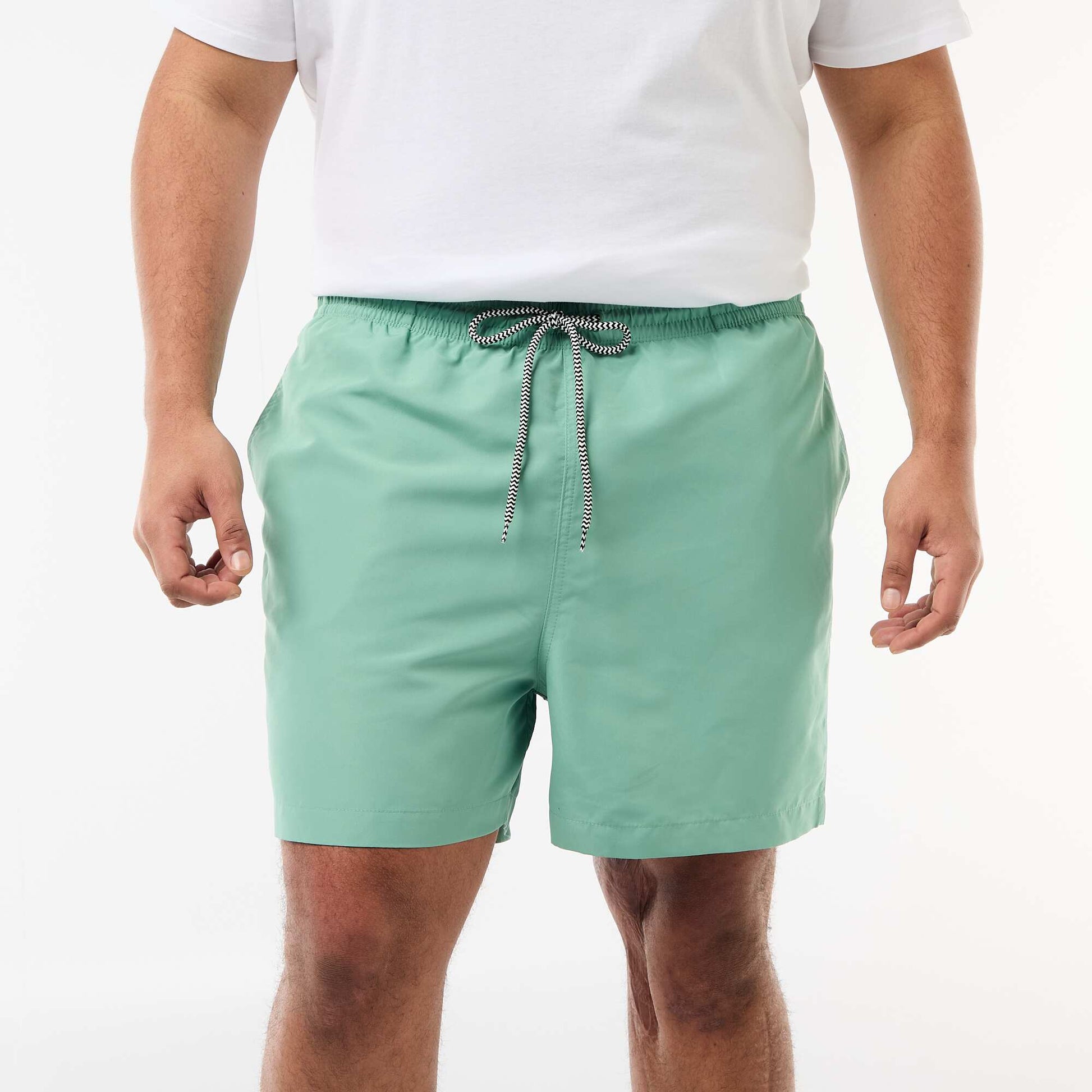 Plain Swim Shorts GREEN