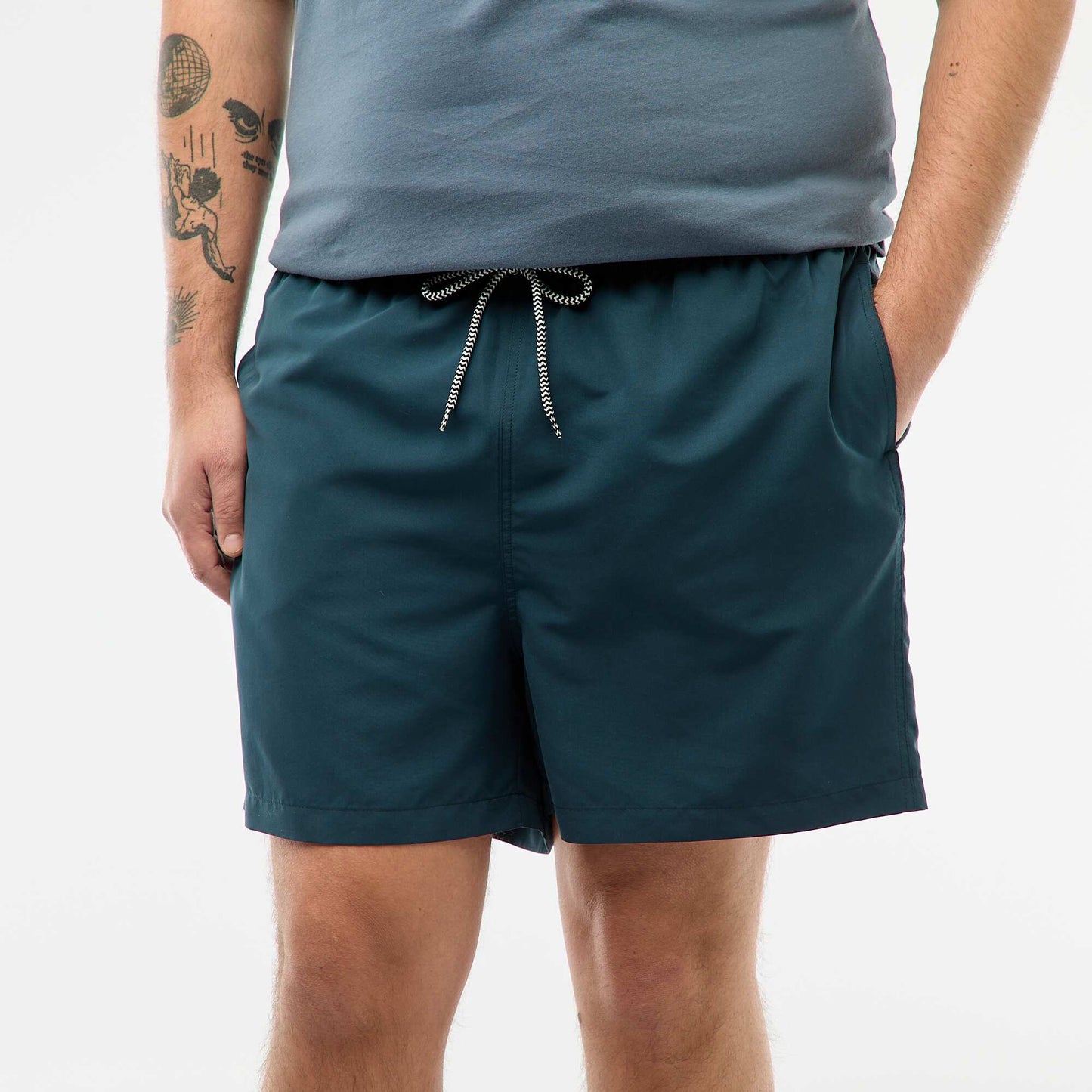 Plain Swim Shorts BLUE