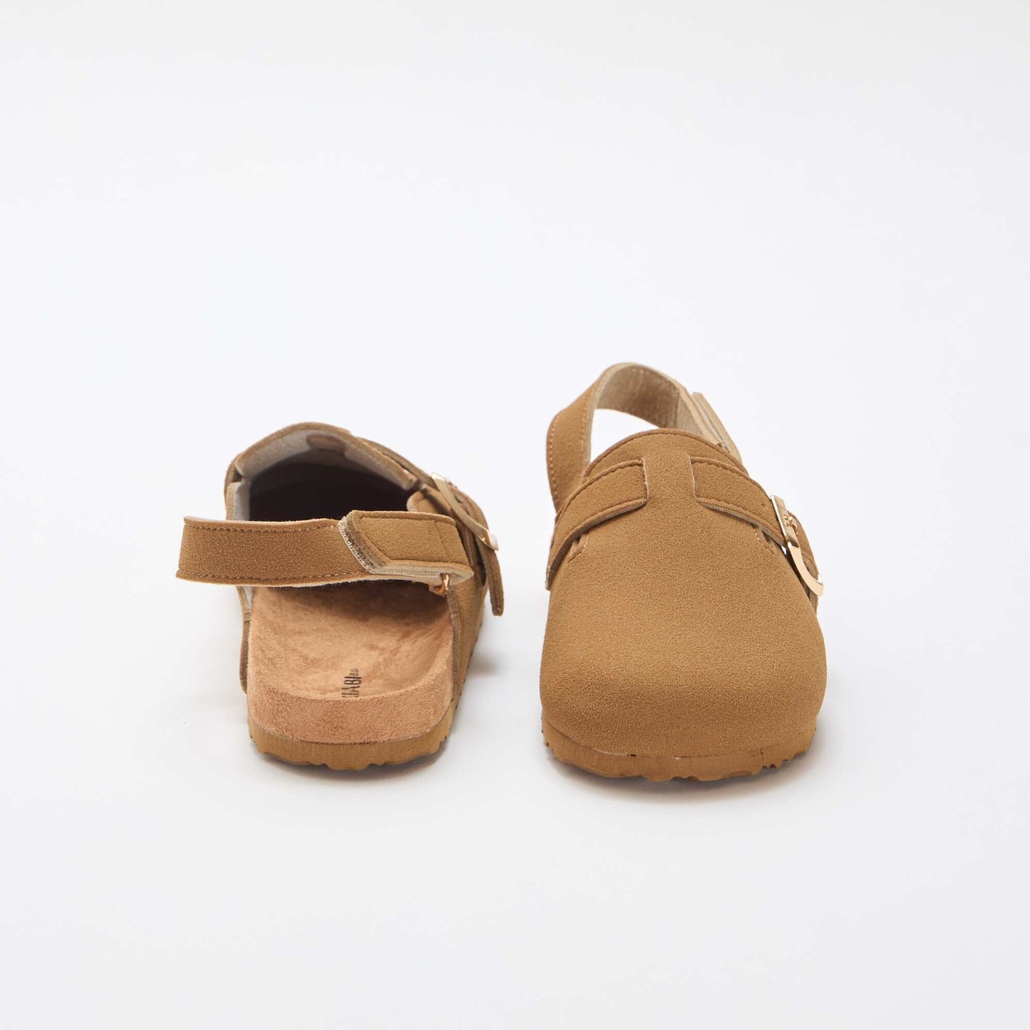 Faux Suede Clog BROWN