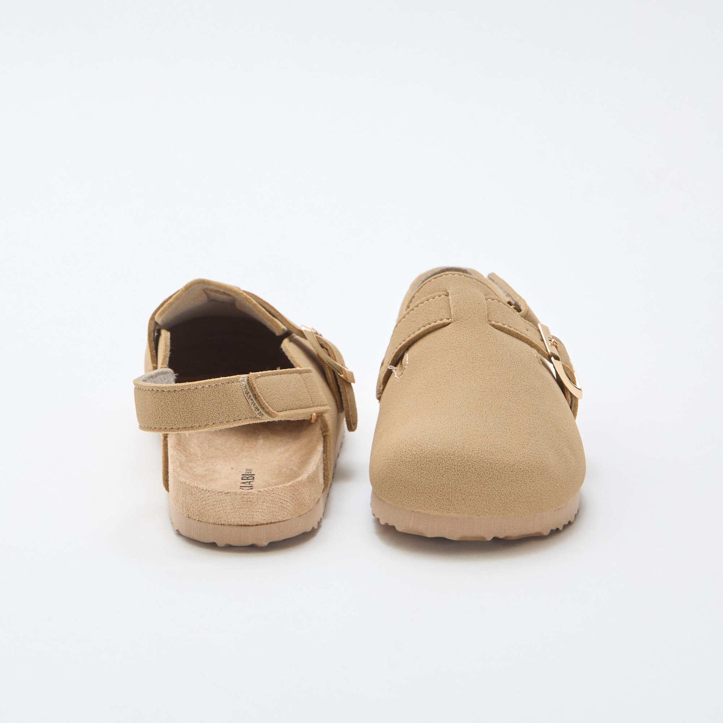 Faux Suede Clog BEIGE