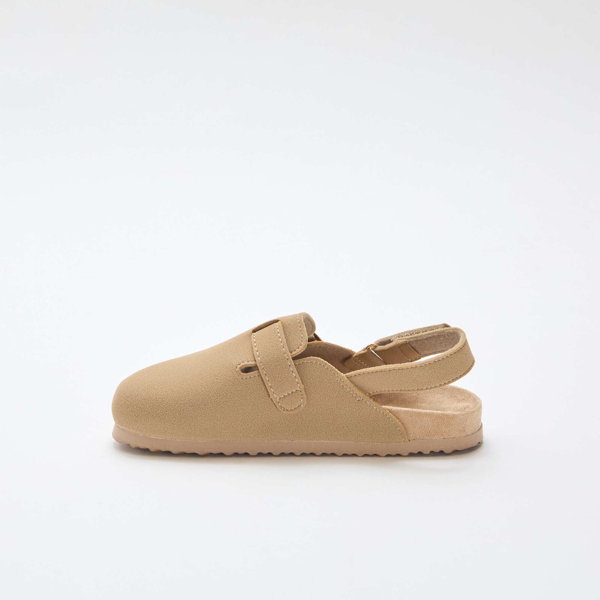 Faux Suede Clog BEIGE