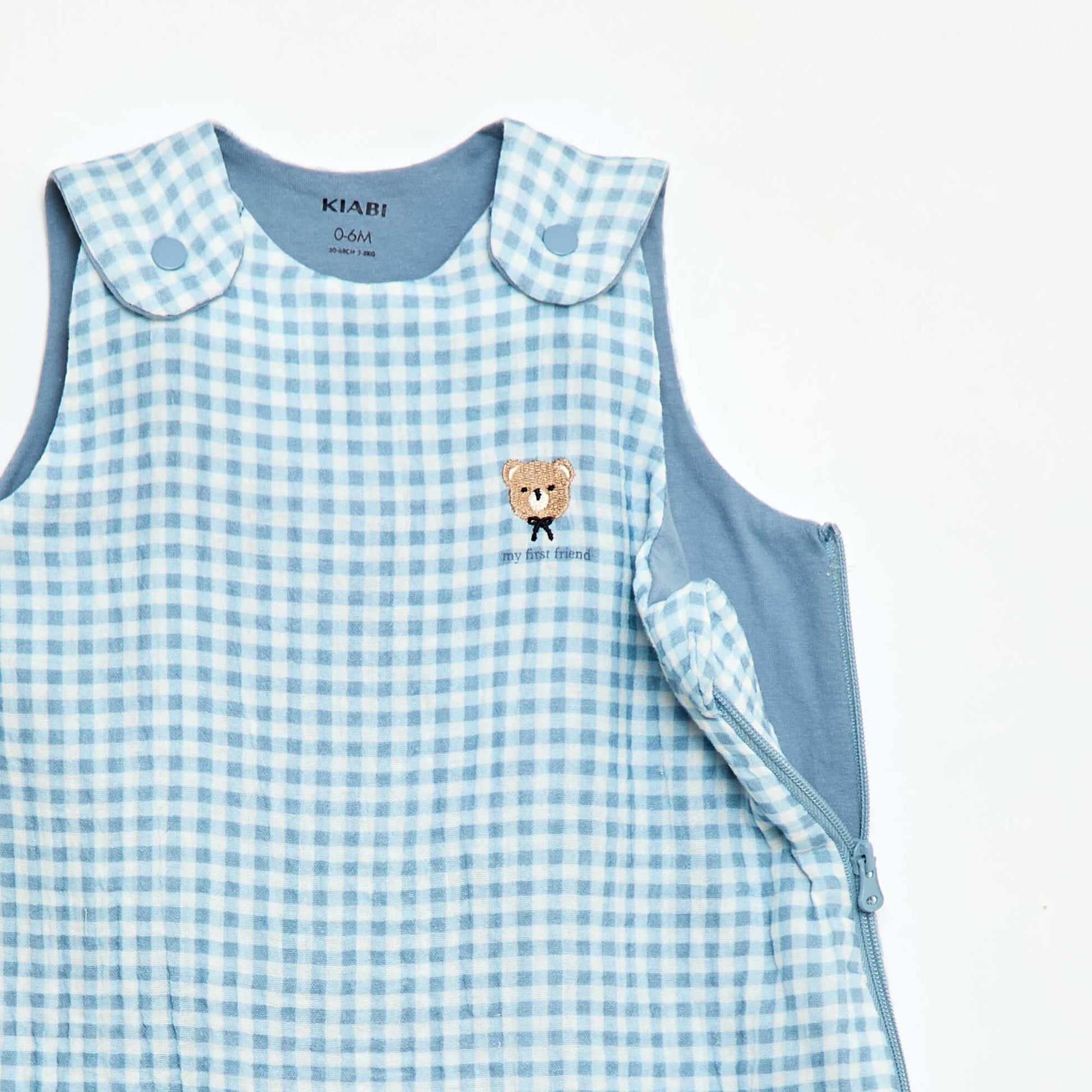 Sleeveless Printed Sleeping Bag BLUE