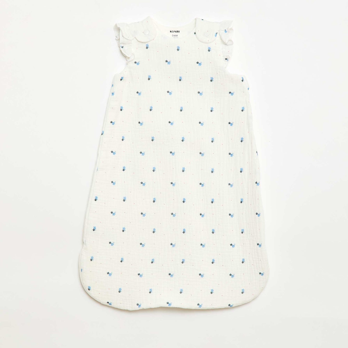 Sleeveless Printed Sleep Sack WHITE