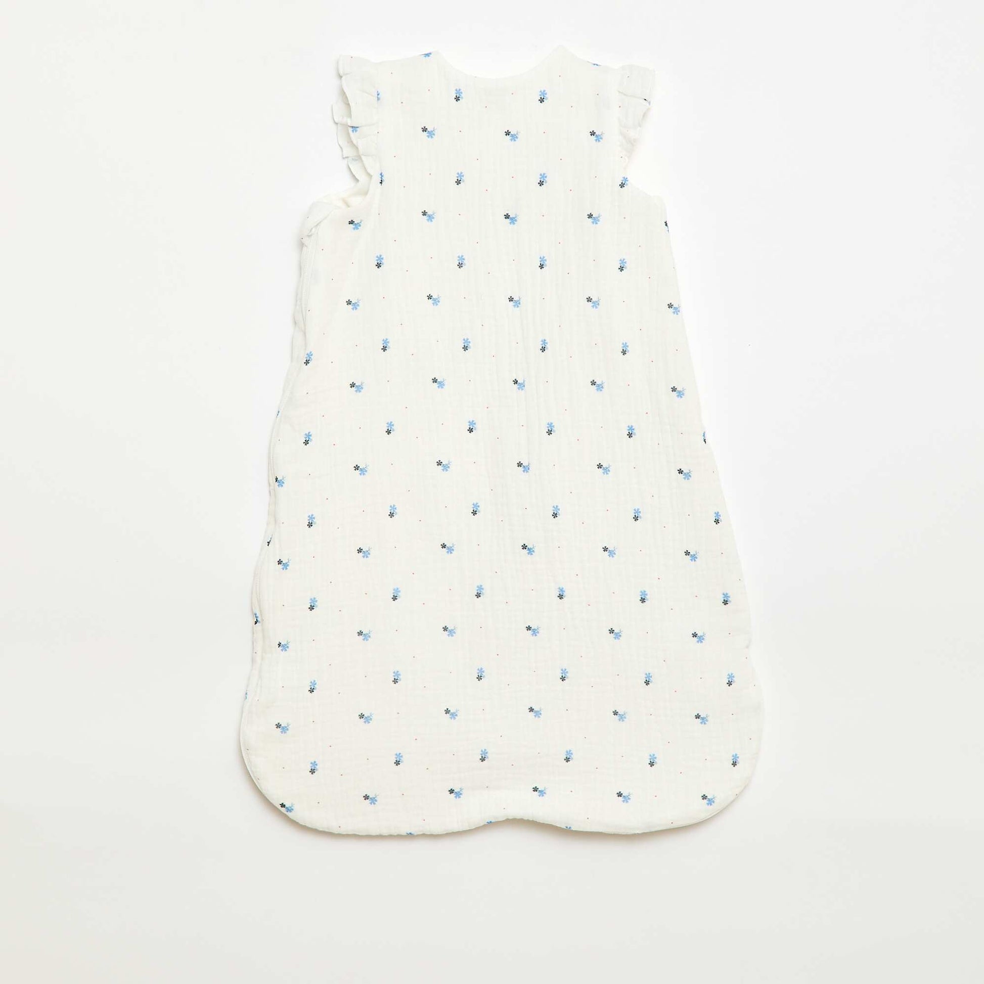 Sleeveless Printed Sleep Sack WHITE