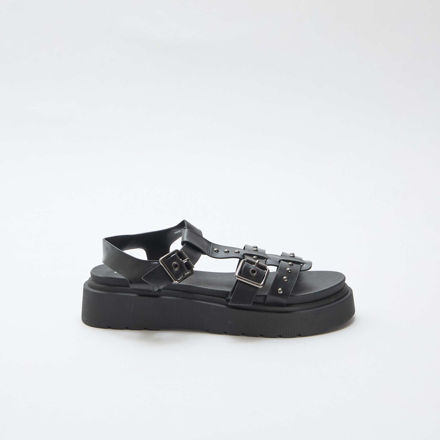 Platform Sole Sandals BLACK