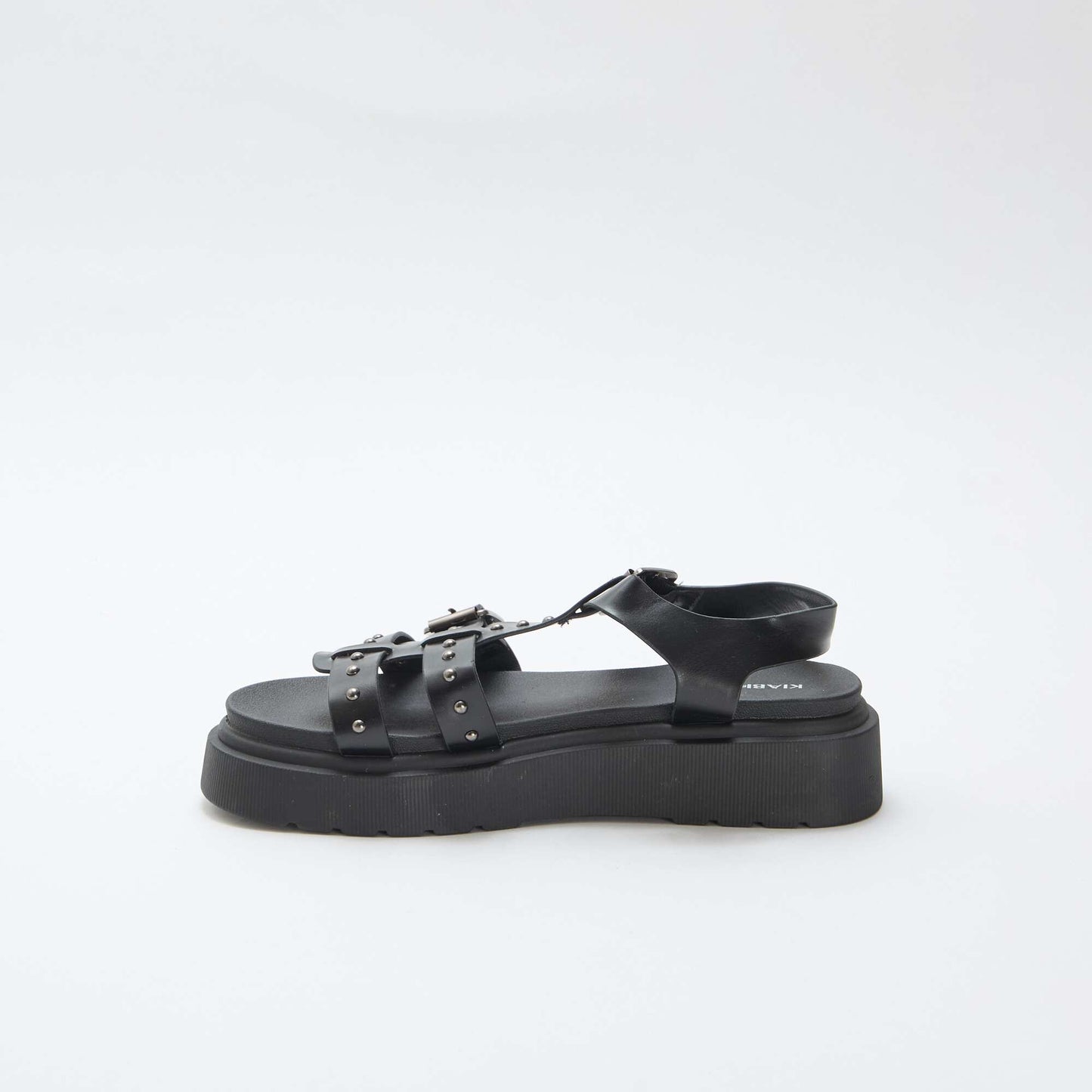 Platform Sole Sandals BLACK