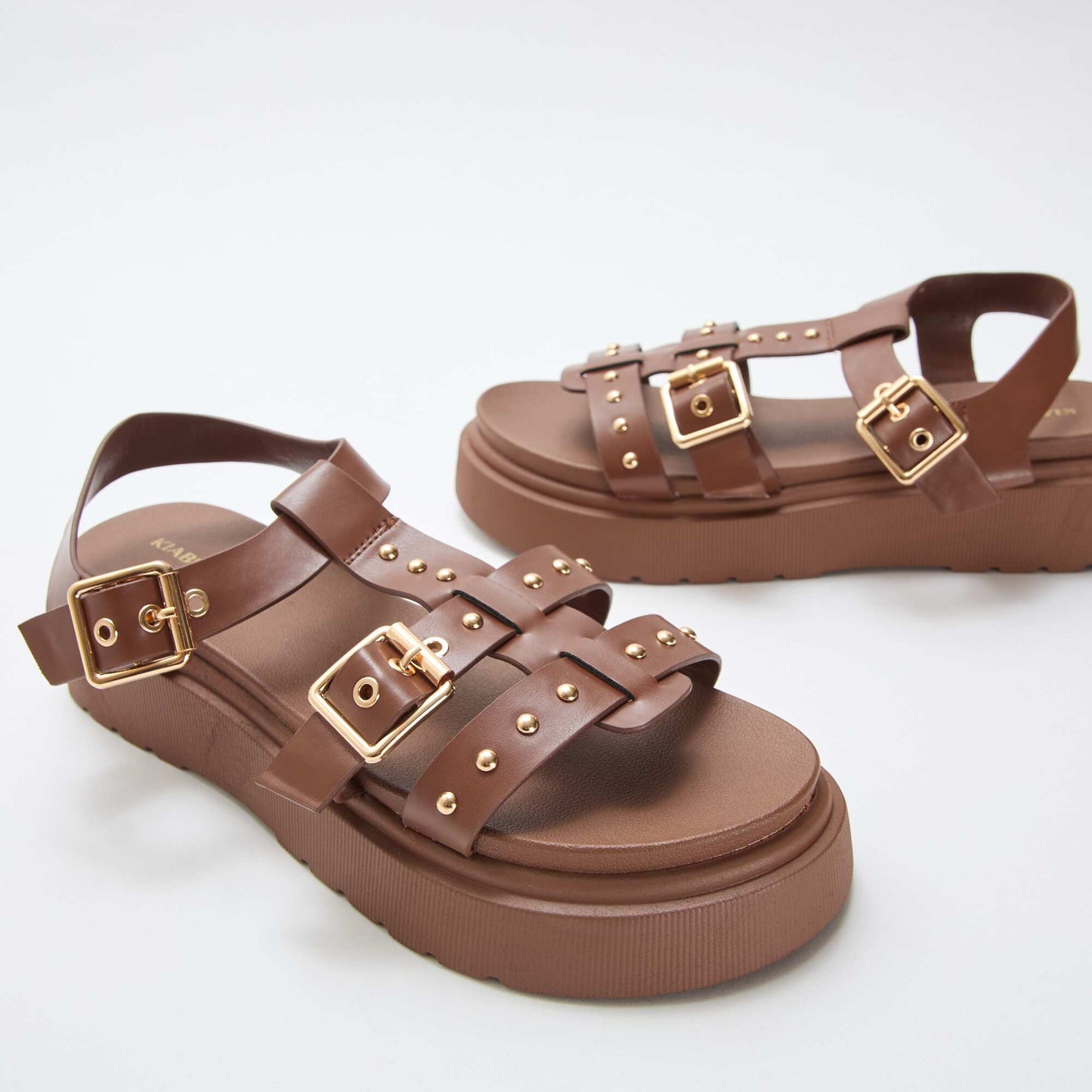 Platform Sole Sandals BROWN