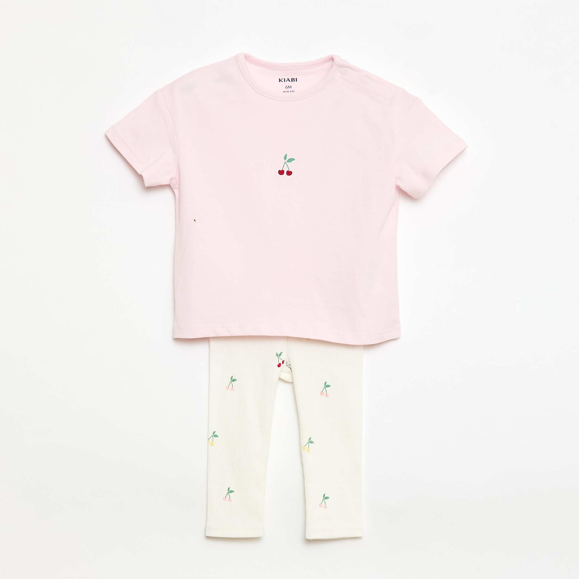 2-Piece T-Shirt + Leggings Set PURPLE