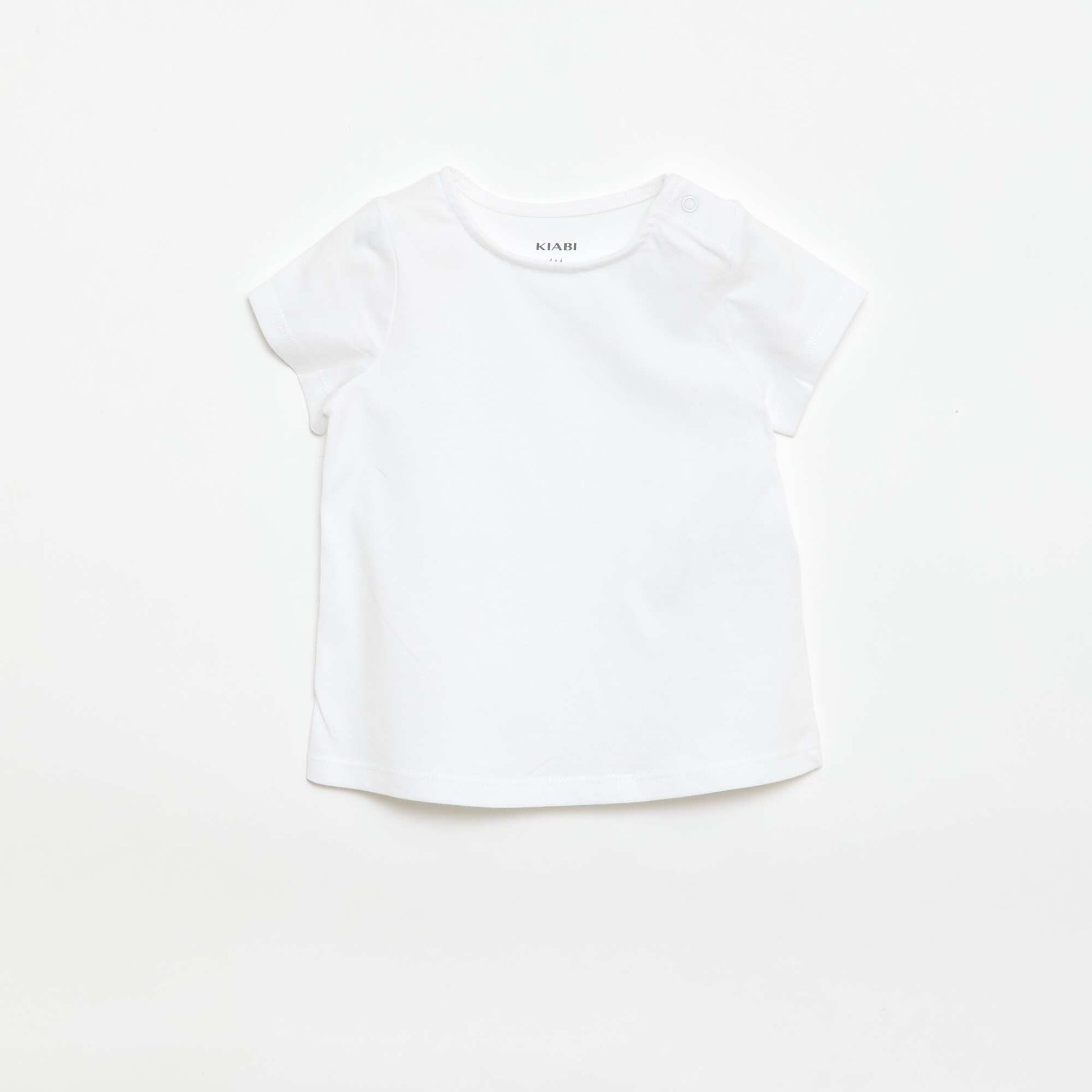 2-Piece T-shirt + Playsuit Set WHITE