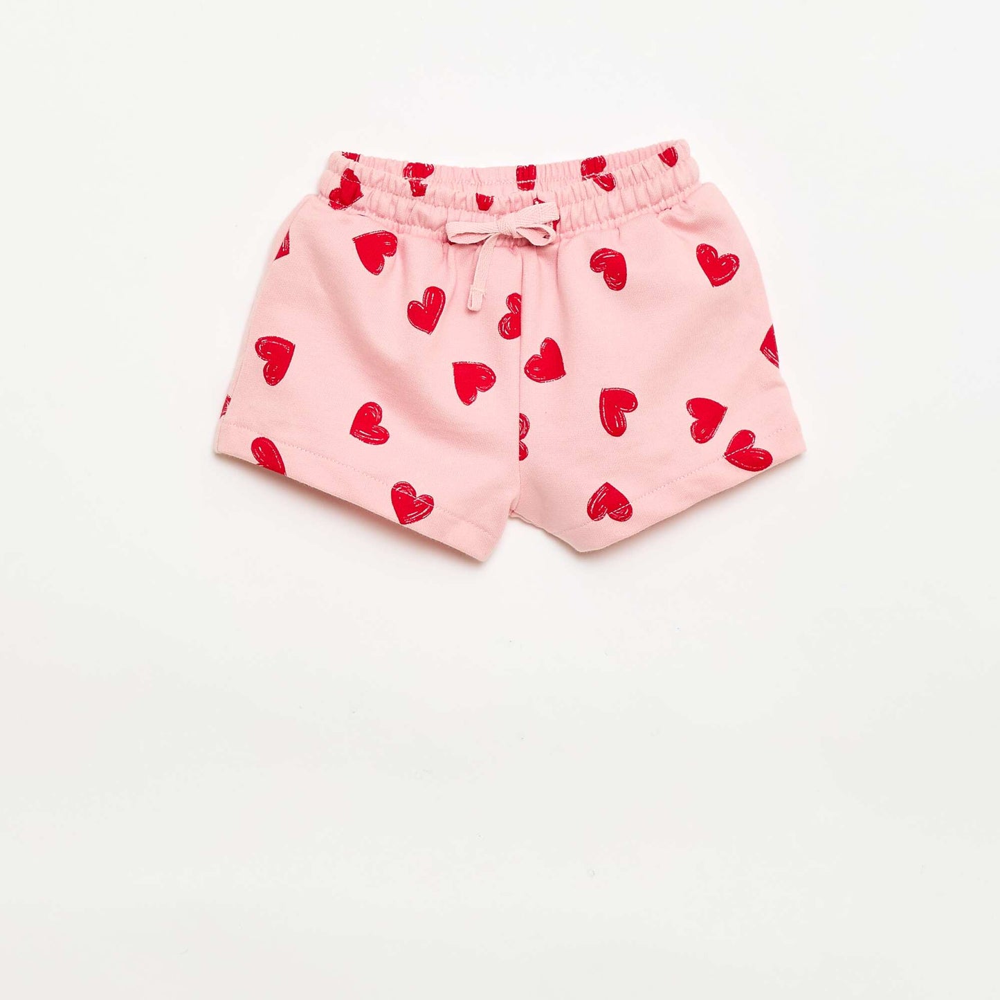 Printed 2-piece short and T-shirt set PINK