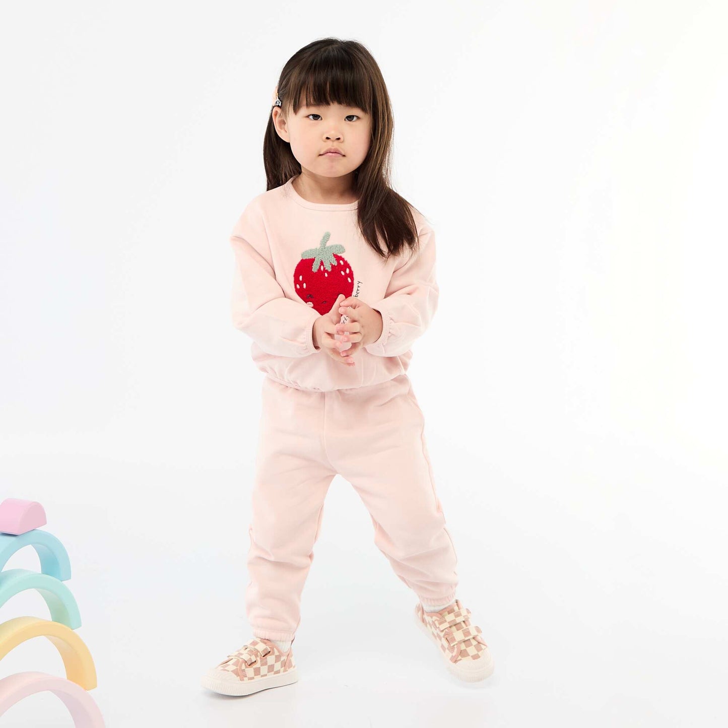 Sweatshirt & Jogging Pant Set PINK