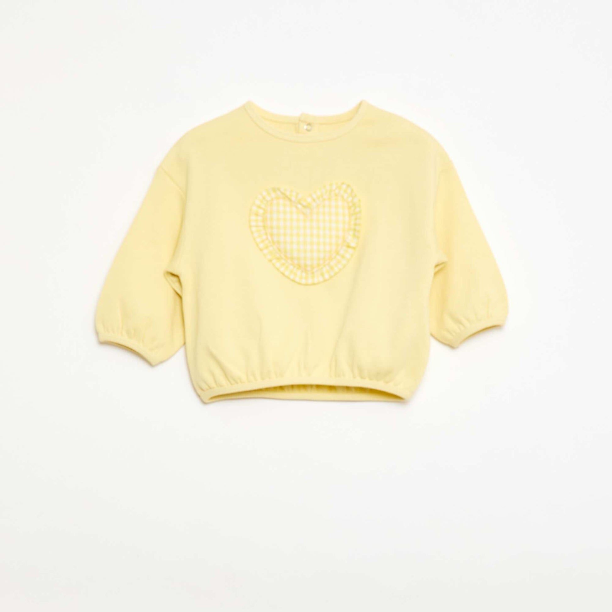 Sweatshirt and Jogging Pants Set YELLOW