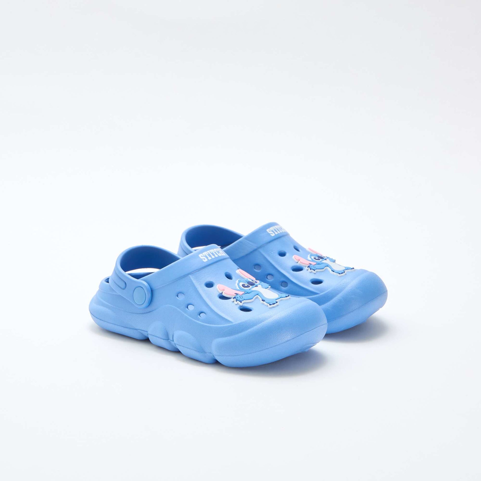 Animated 'Disney' 'Stitch' plain mules BLUE