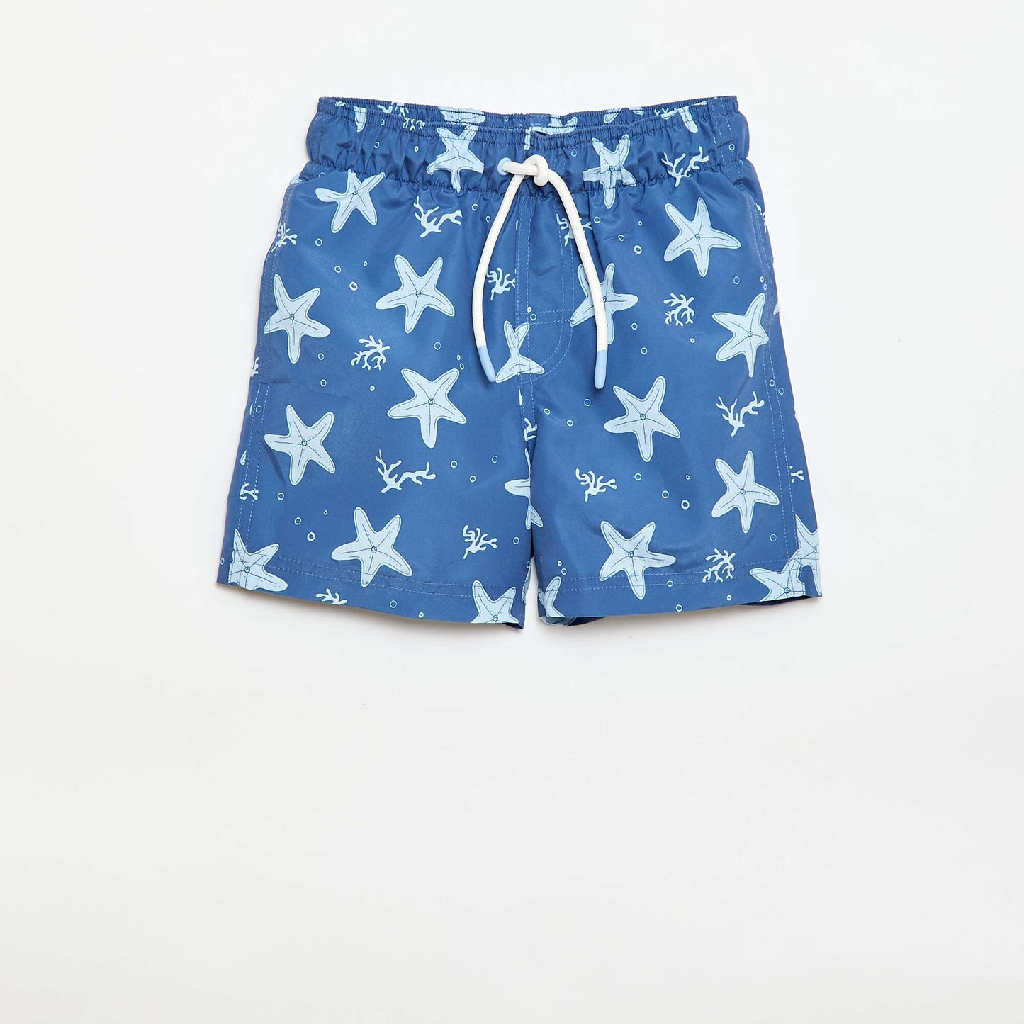 All-Over 'Sea' Print Swim Bermuda Shorts BLUE