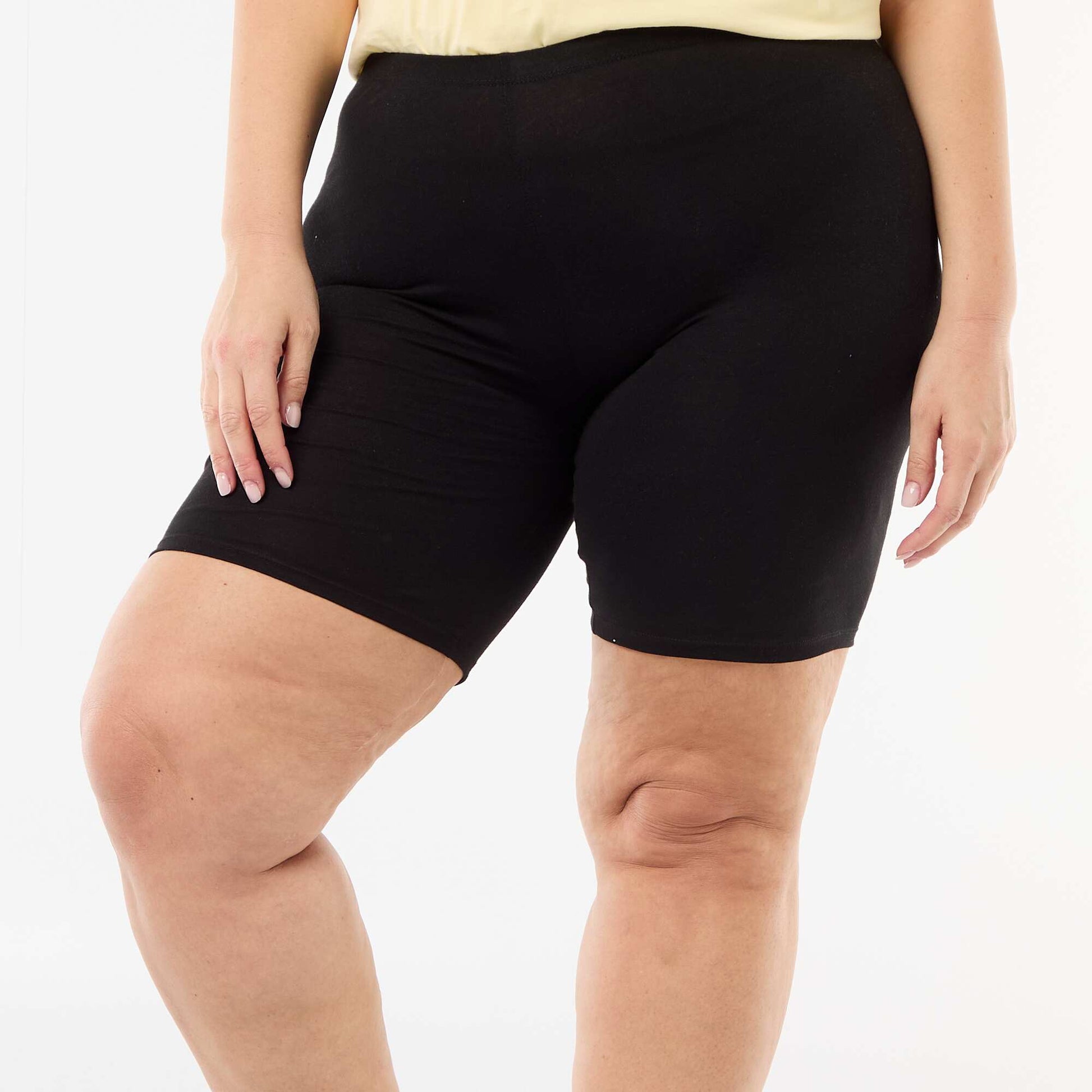 Plain Cycling Shorts BLACK
