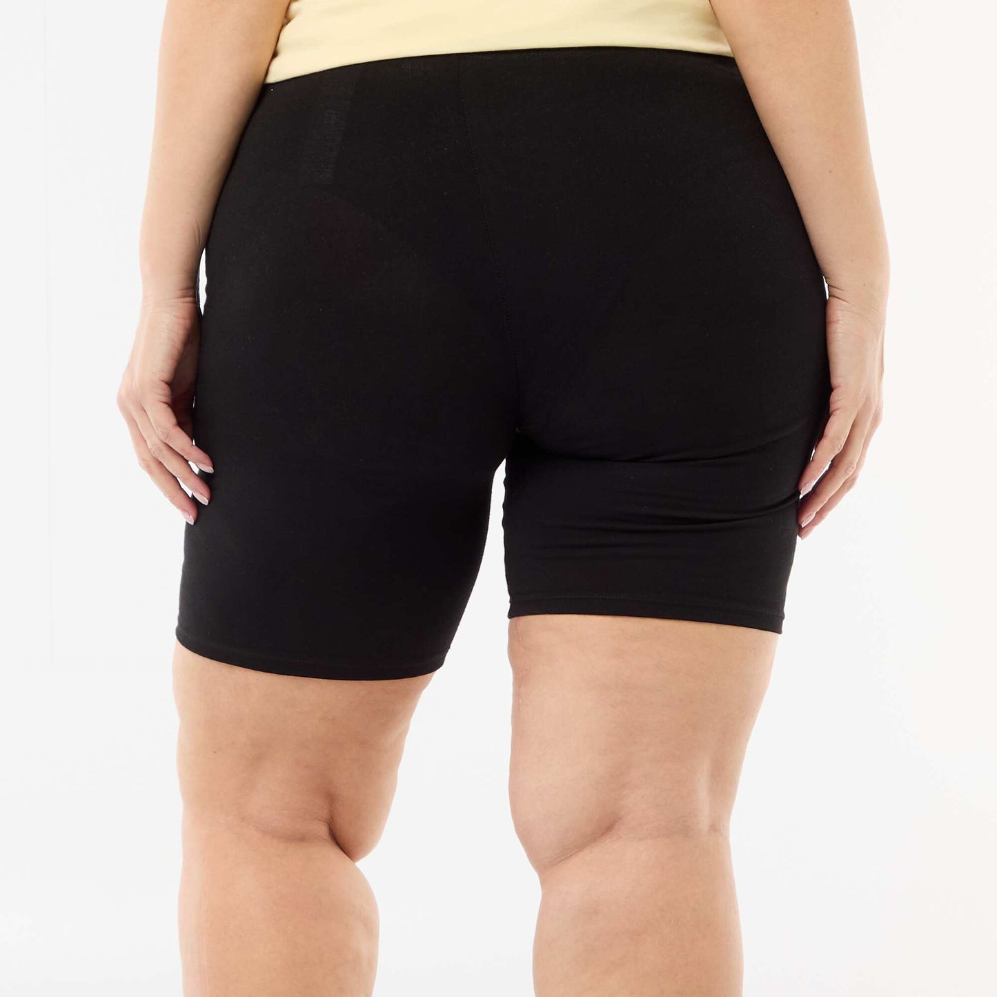 Plain Cycling Shorts BLACK
