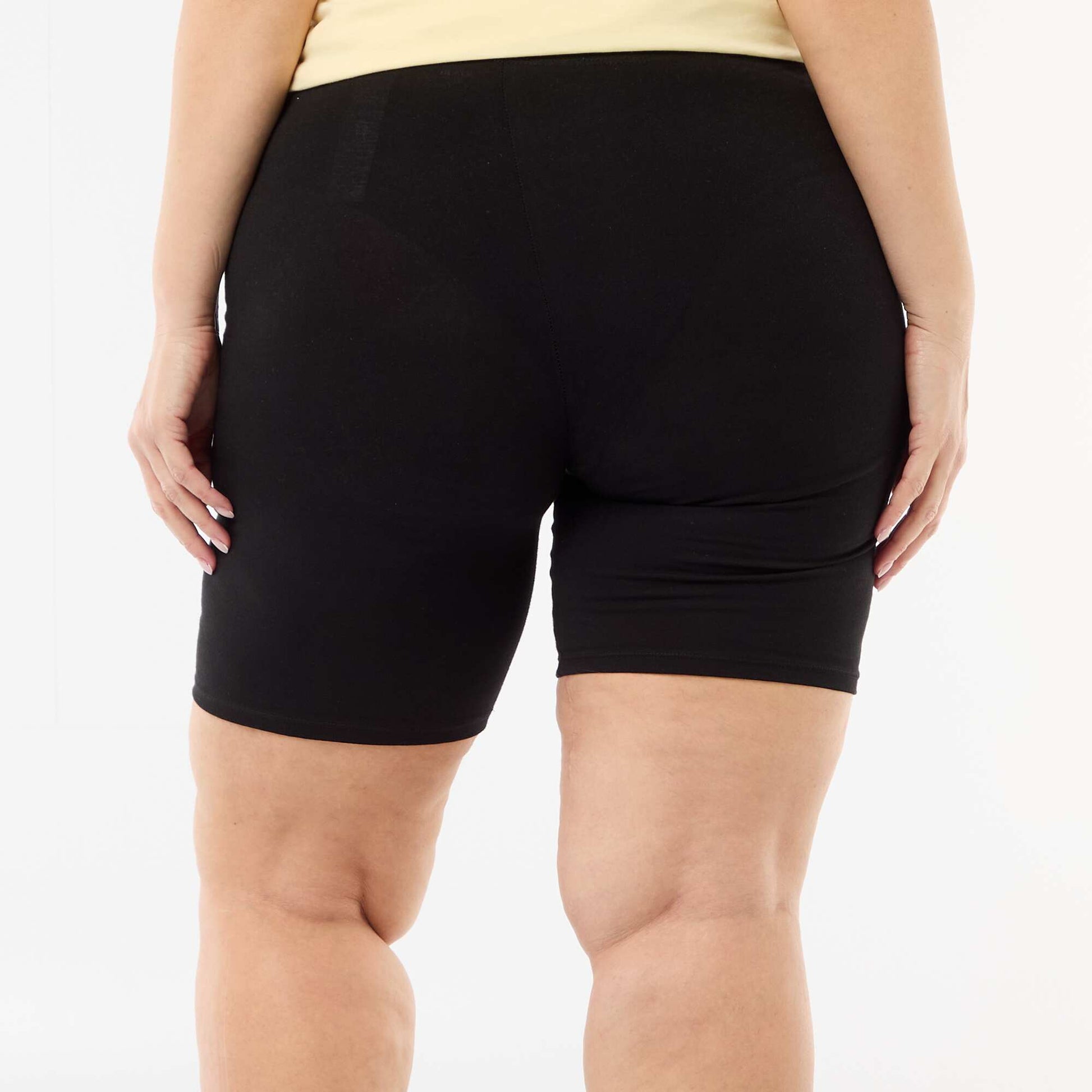 Plain Cycling Shorts BLACK