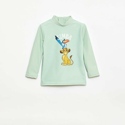 Disney 'The Lion King' Swim T-shirt GREEN