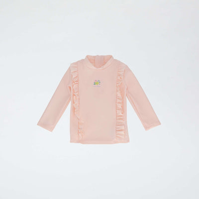 Long-Sleeve Swim Tee PINK