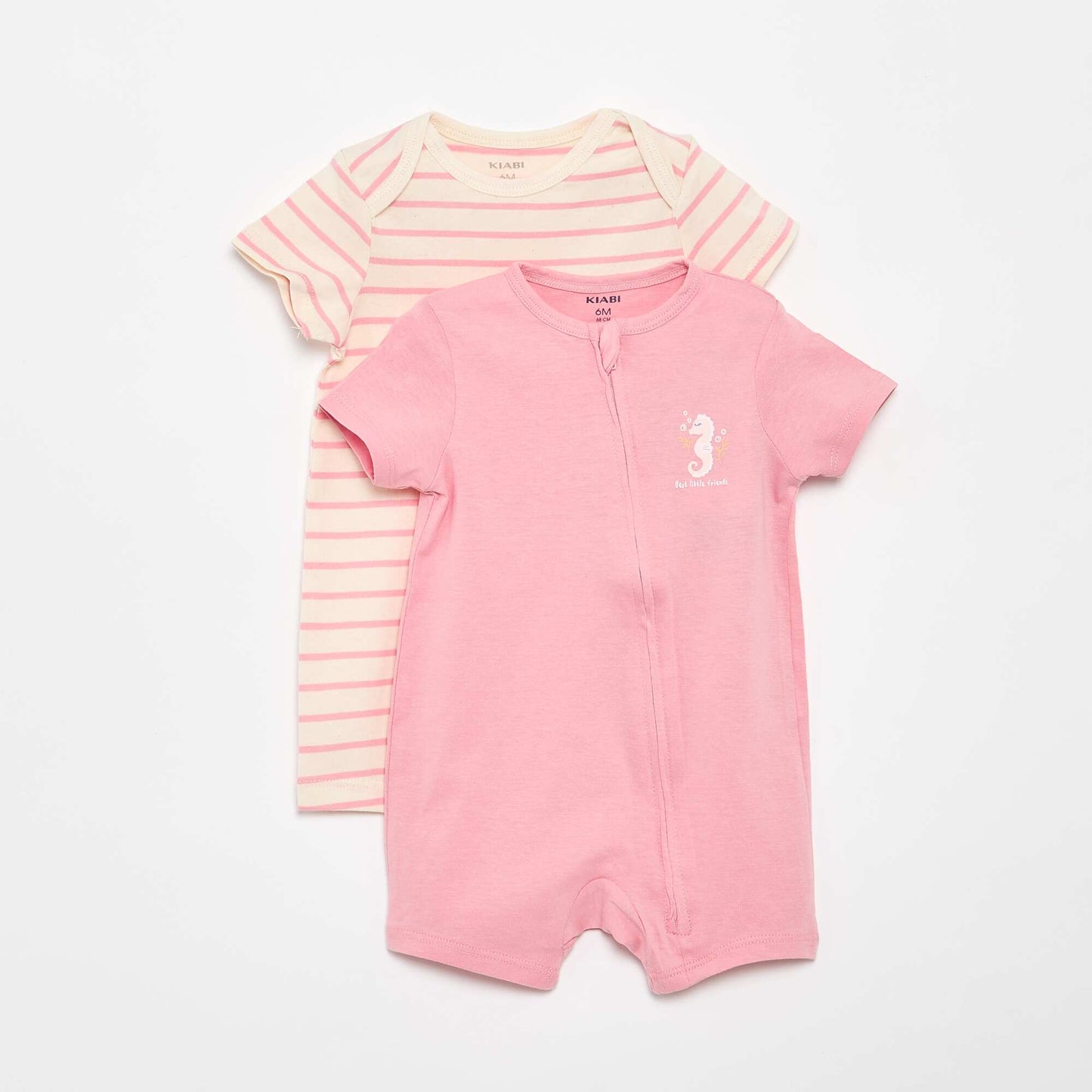 Cotton Sleepsuit PINK