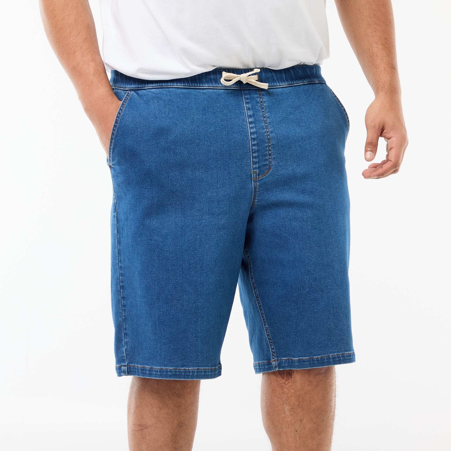 Denim Bermuda Shorts BLUE