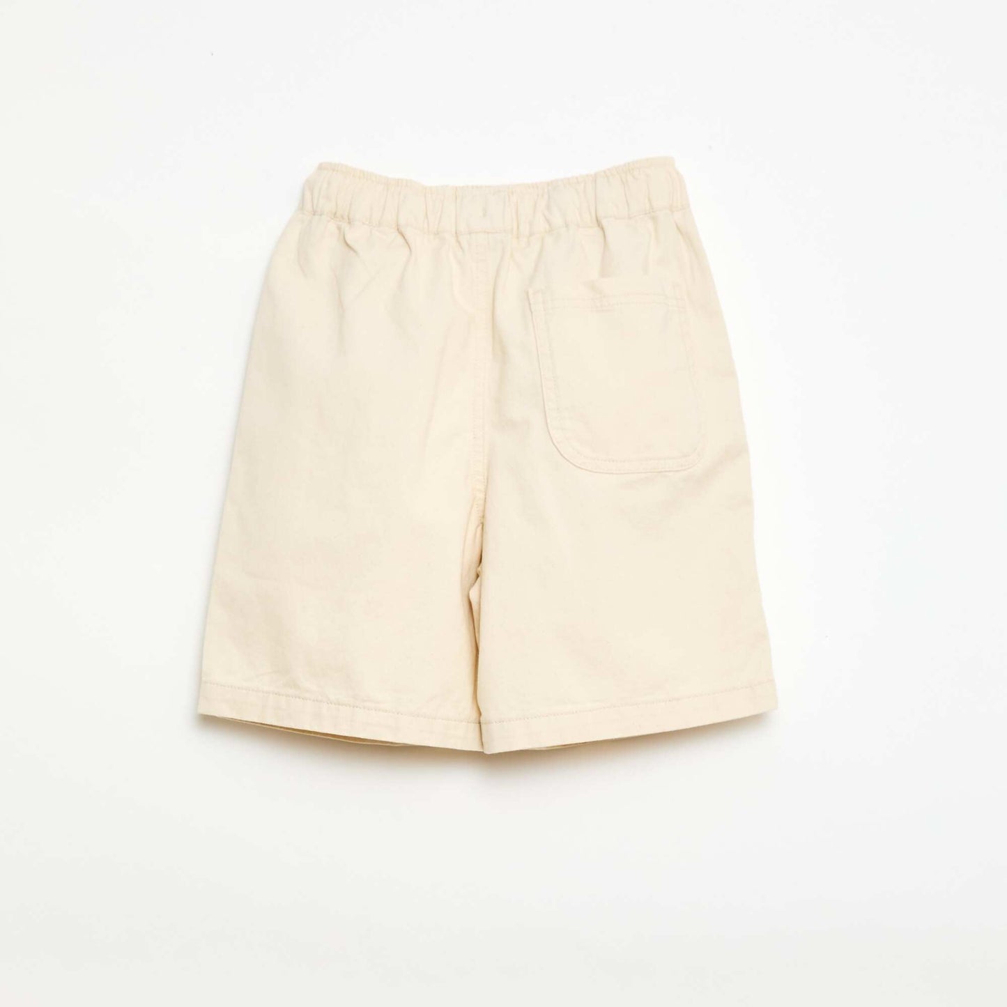 Twill Bermuda Shorts BEIGE