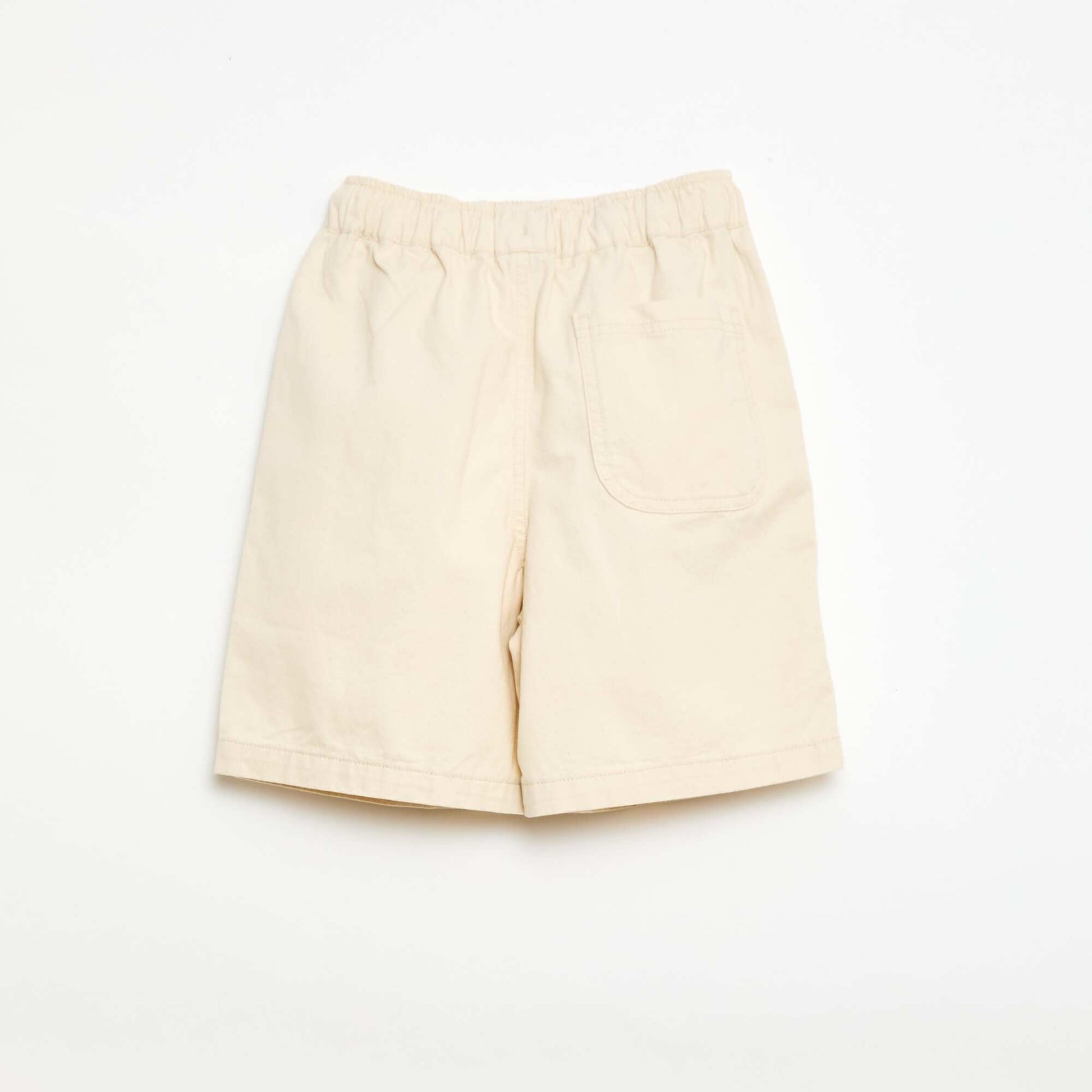 Twill Bermuda Shorts BEIGE
