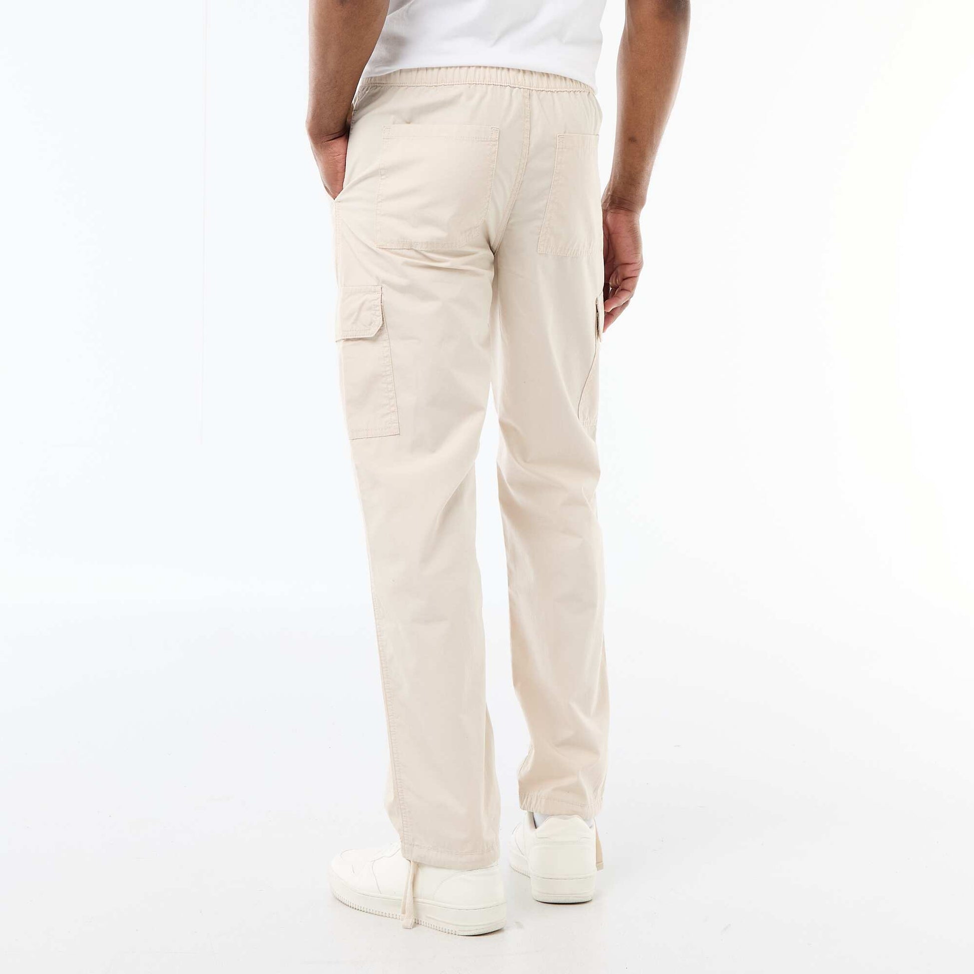 Regular Fit Multi-Pocket Trousers GREY