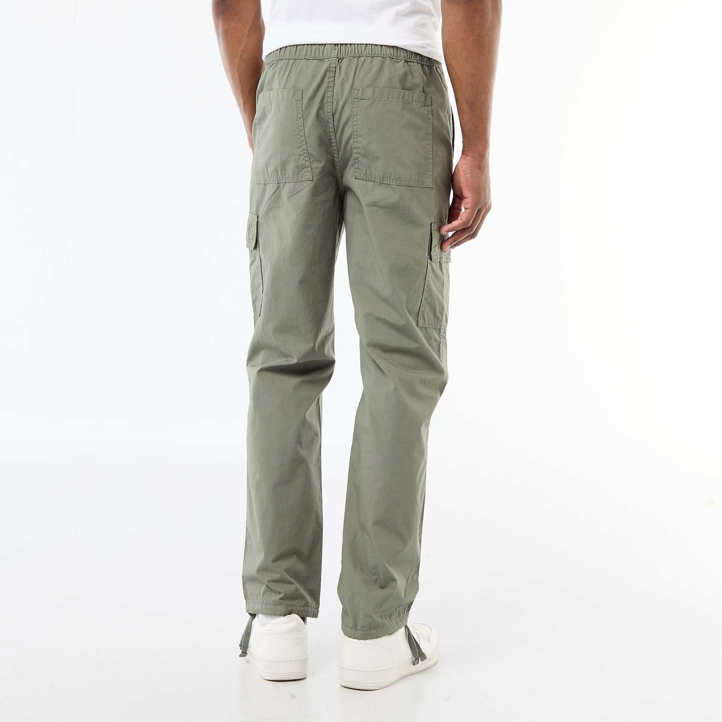 Regular Fit Multi-Pocket Trousers GREEN