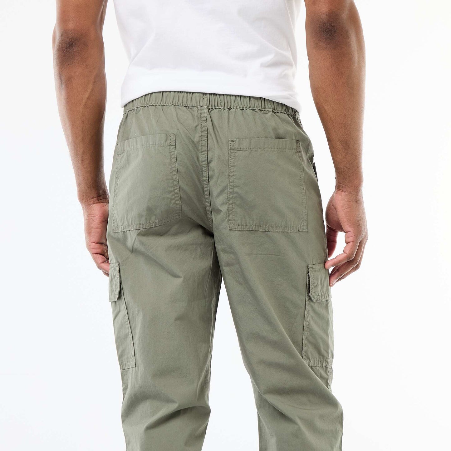 Regular Fit Multi-Pocket Trousers GREEN