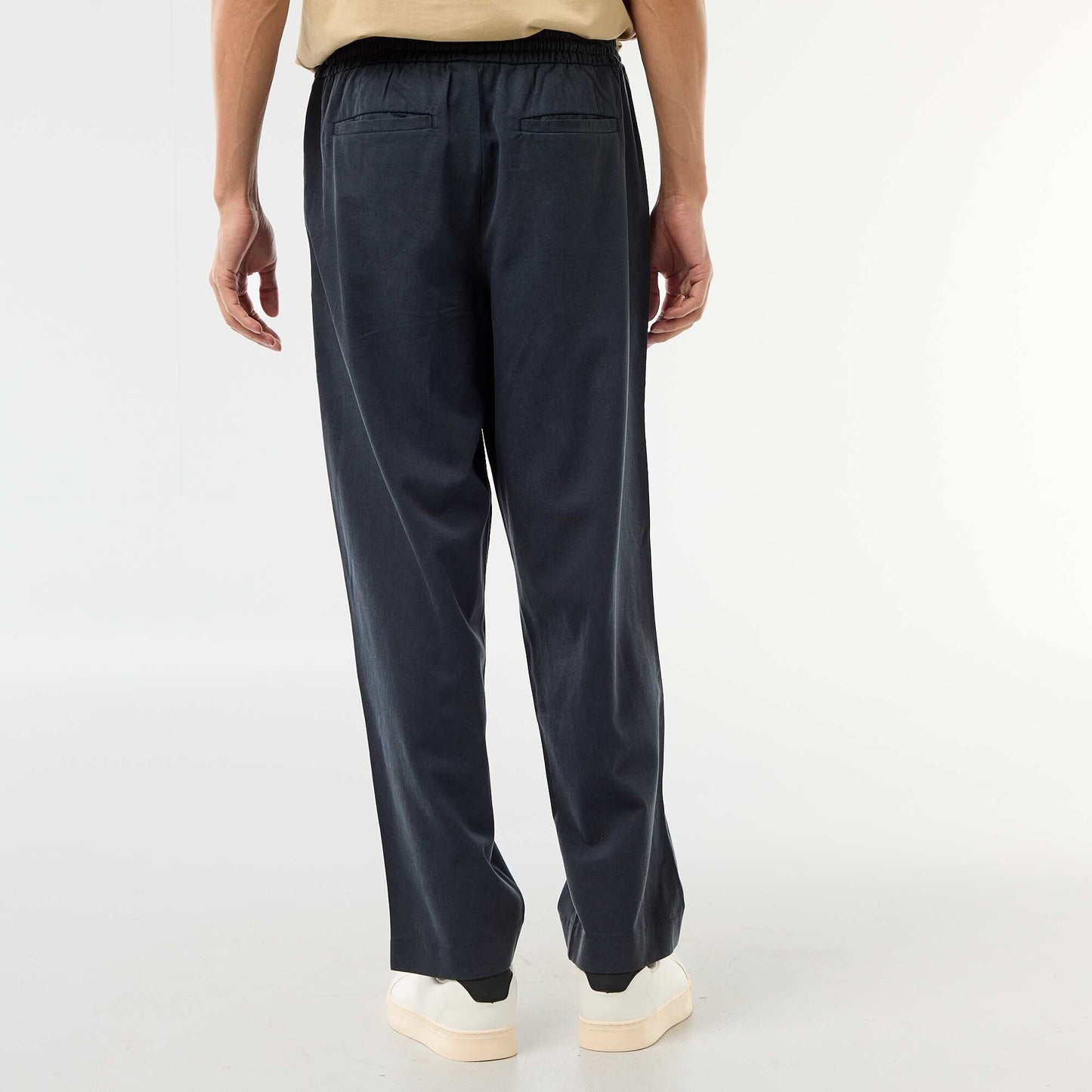 Joggers with Elasticated Waist BLUE
