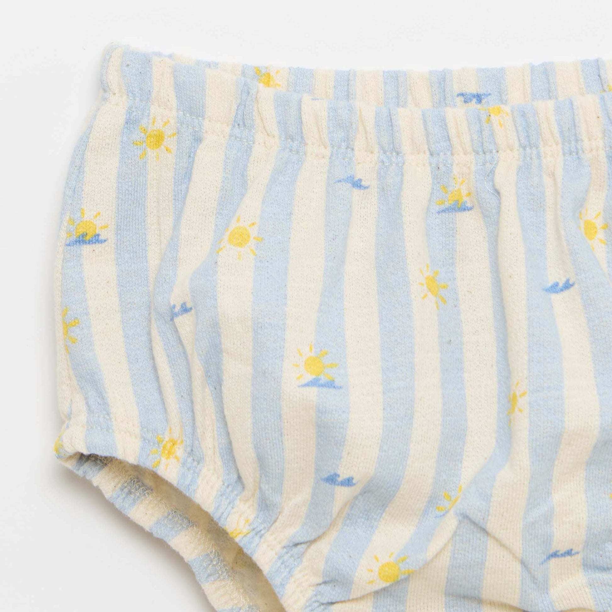 2-piece set - bodysuit + shorts BLUE