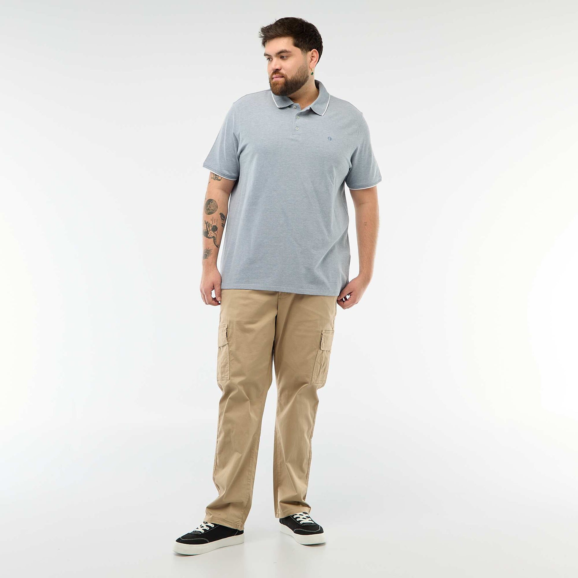 Regular fit polo shirt BLUE