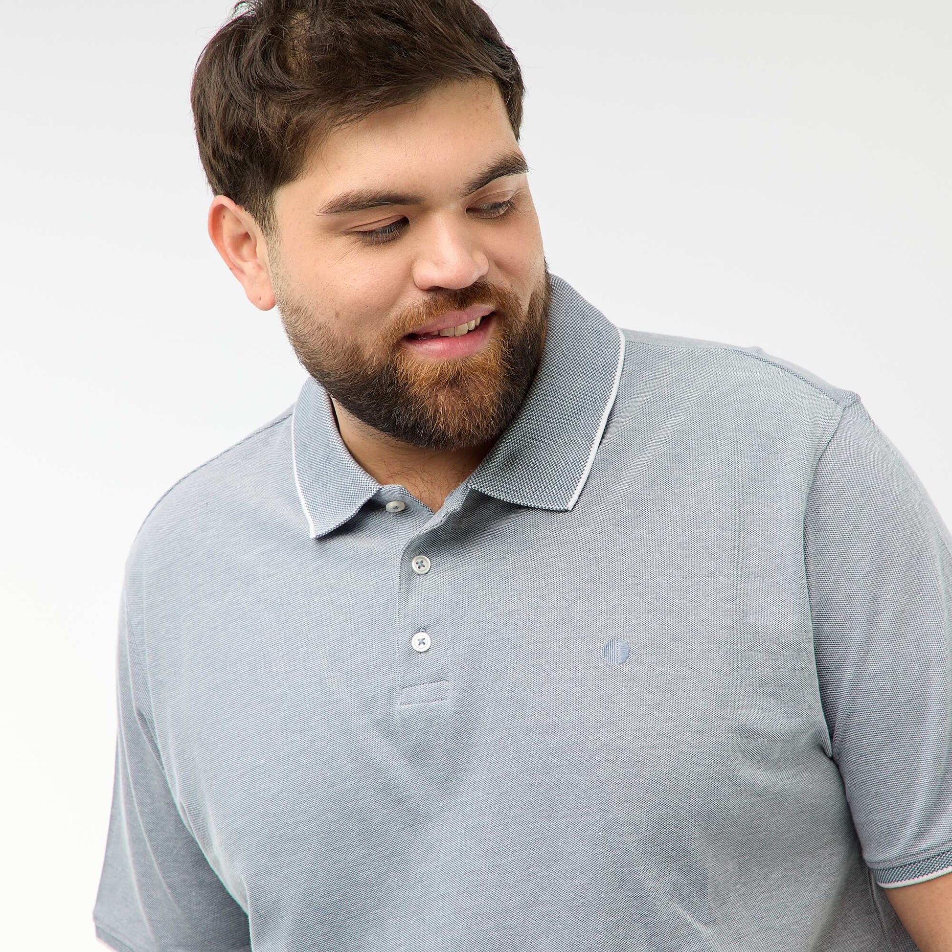 Regular fit polo shirt BLUE